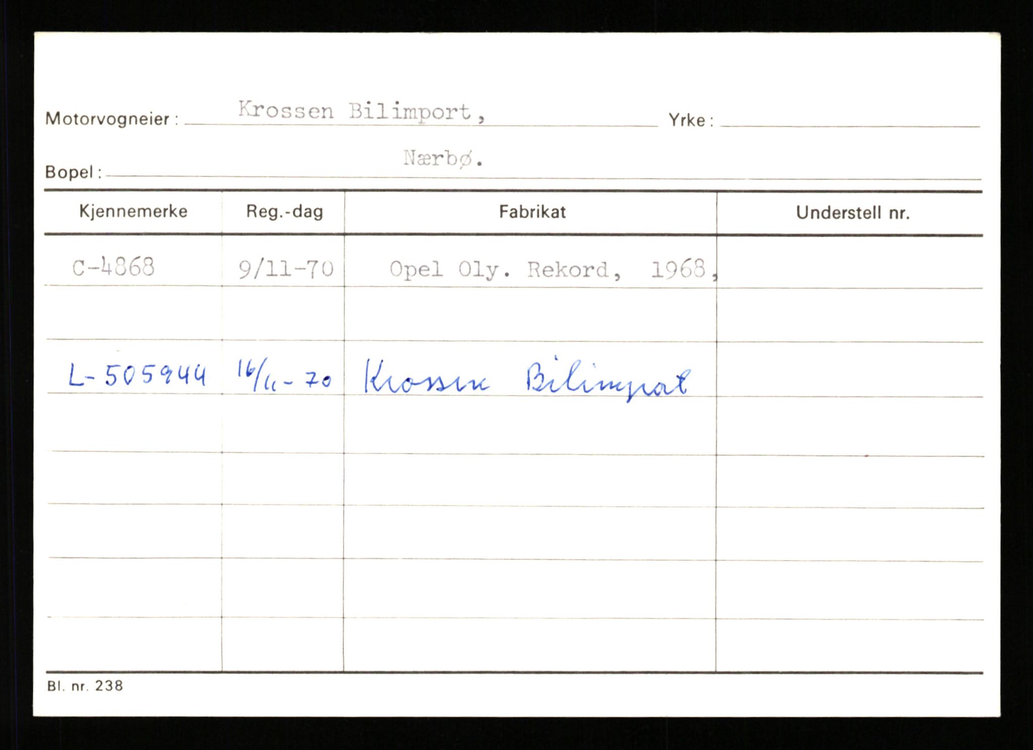 Stavanger trafikkstasjon, AV/SAST-A-101942/0/G/L0001: Registreringsnummer: 0 - 5782, 1930-1971, p. 2881