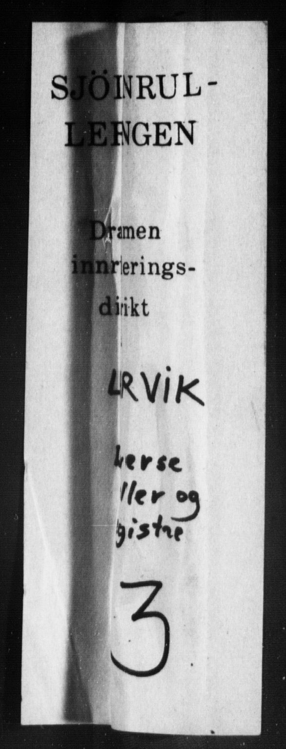 Larvik innrulleringskontor, SAKO/A-787/G/Ga/L0002: Registre til annotasjon- og hovedruller, 1868-1948, p. 1