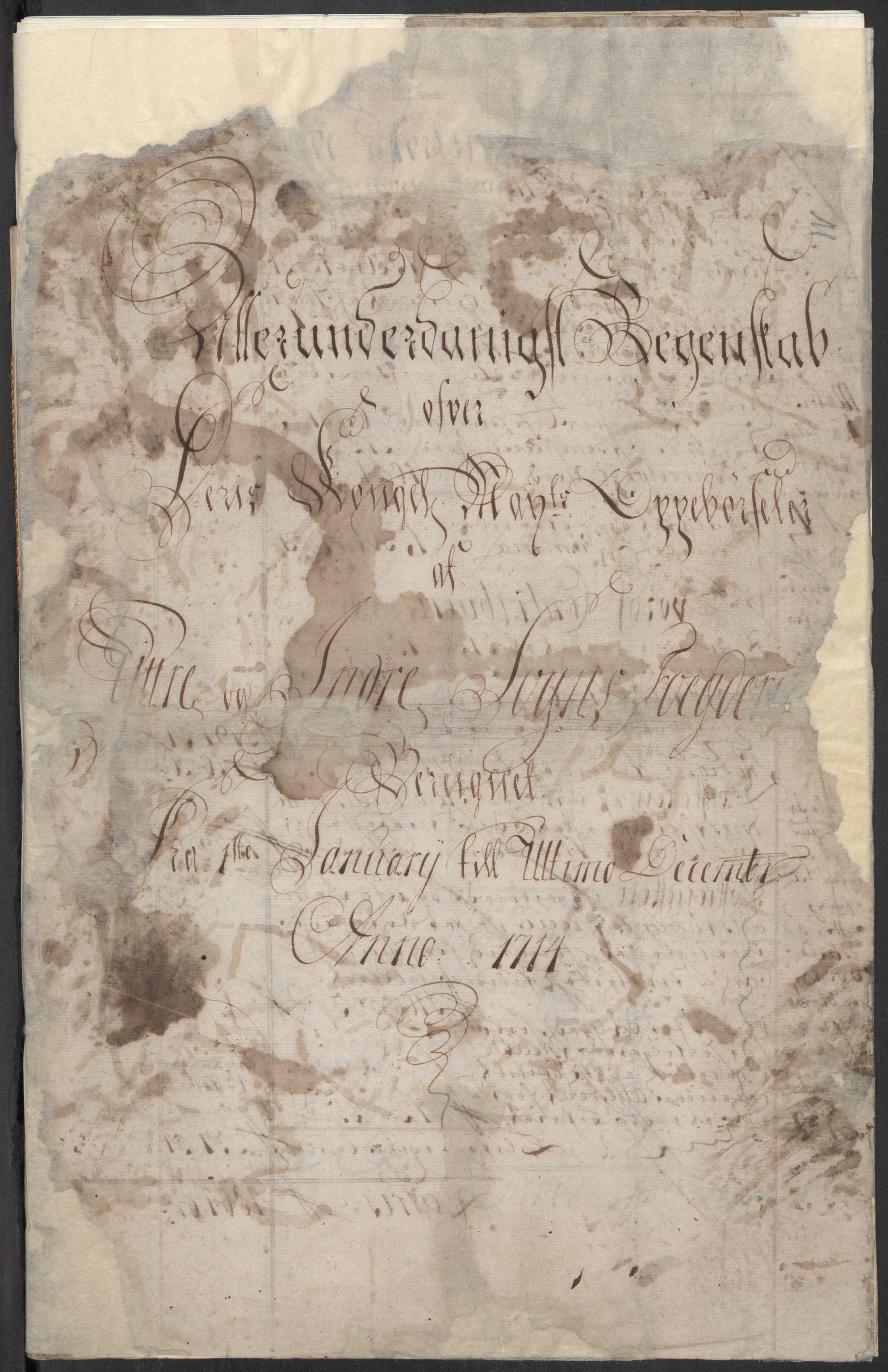 Rentekammeret inntil 1814, Reviderte regnskaper, Fogderegnskap, RA/EA-4092/R52/L3319: Fogderegnskap Sogn, 1713-1714, p. 574