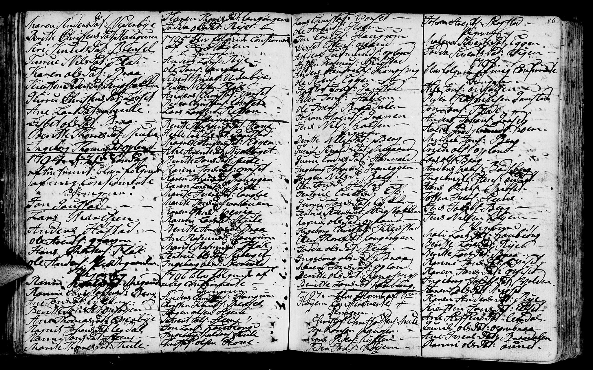 Ministerialprotokoller, klokkerbøker og fødselsregistre - Sør-Trøndelag, SAT/A-1456/612/L0370: Parish register (official) no. 612A04, 1754-1802, p. 86