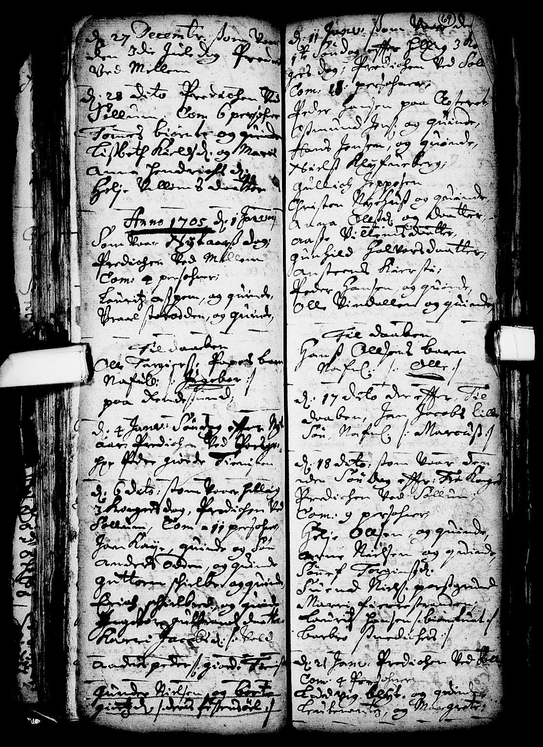 Solum kirkebøker, AV/SAKO-A-306/F/Fa/L0001: Parish register (official) no. I 1, 1701-1716, p. 69