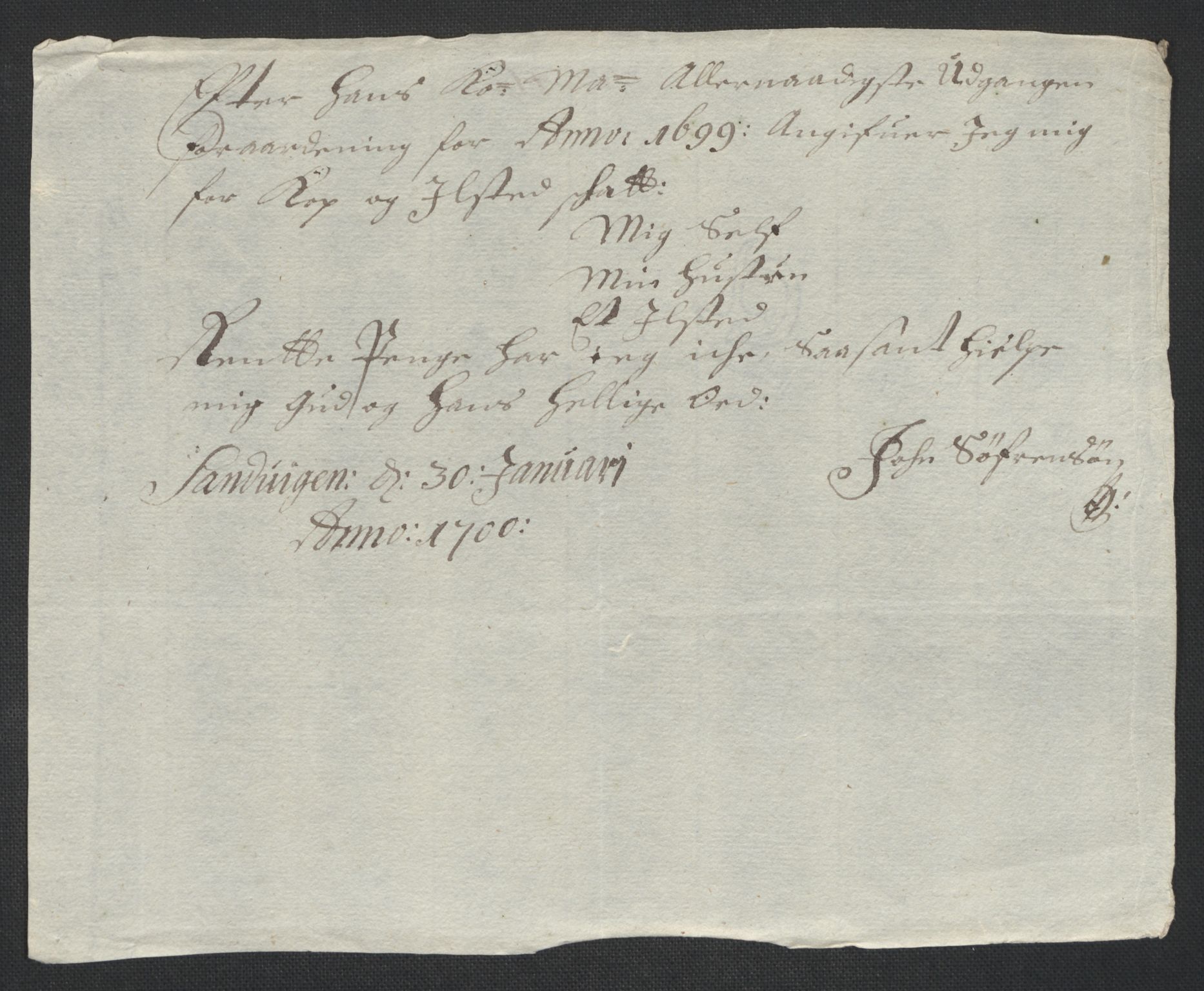 Rentekammeret inntil 1814, Reviderte regnskaper, Fogderegnskap, AV/RA-EA-4092/R10/L0442: Fogderegnskap Aker og Follo, 1699, p. 493