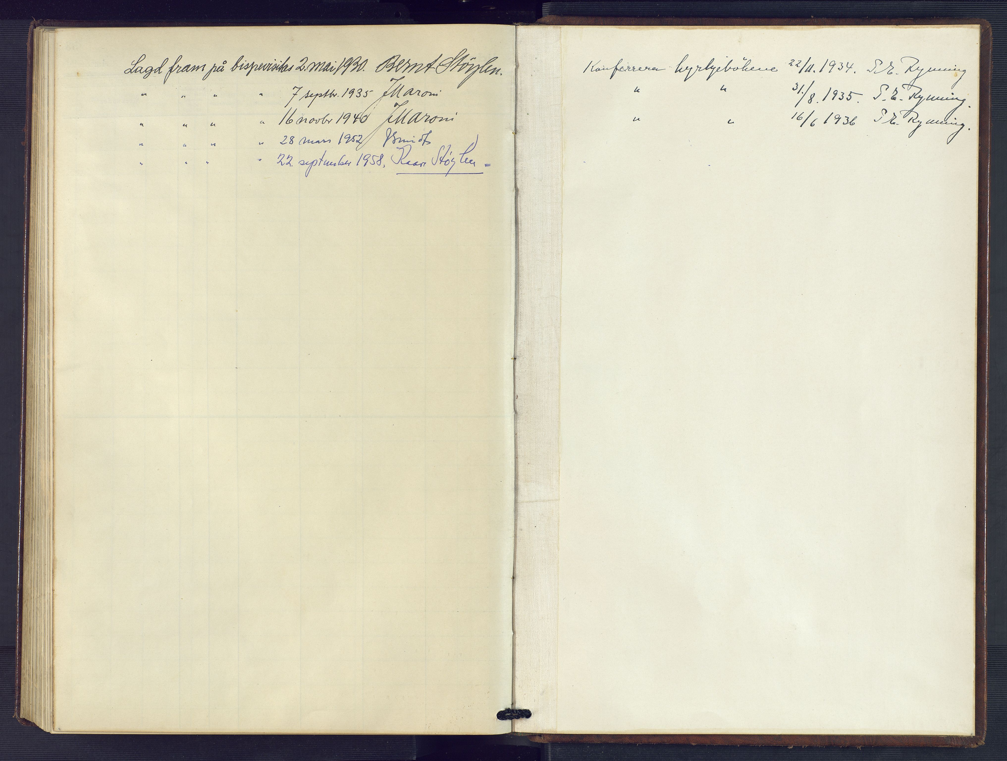 Hommedal sokneprestkontor, SAK/1111-0023/F/Fb/Fbb/L0009: Parish register (copy) no. B 9, 1929-1953