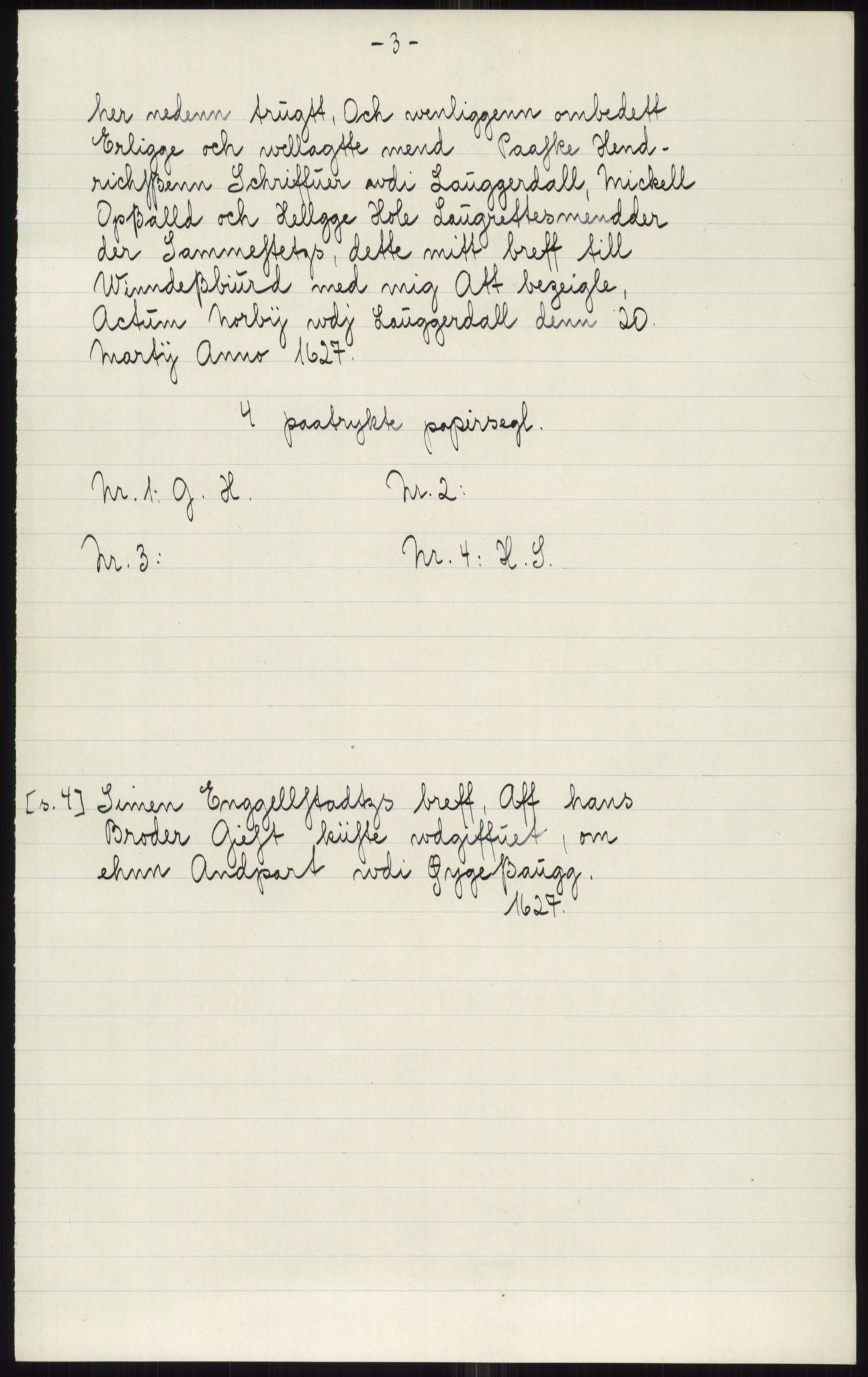 Samlinger til kildeutgivelse, Diplomavskriftsamlingen, AV/RA-EA-4053/H/Ha, p. 3196