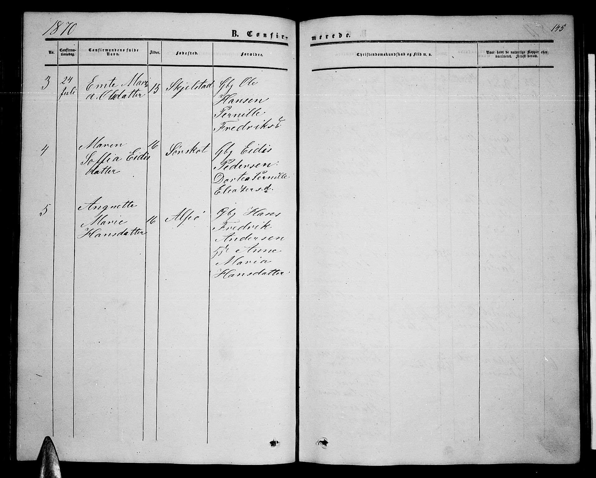 Ministerialprotokoller, klokkerbøker og fødselsregistre - Nordland, SAT/A-1459/857/L0827: Parish register (copy) no. 857C02, 1852-1879, p. 145
