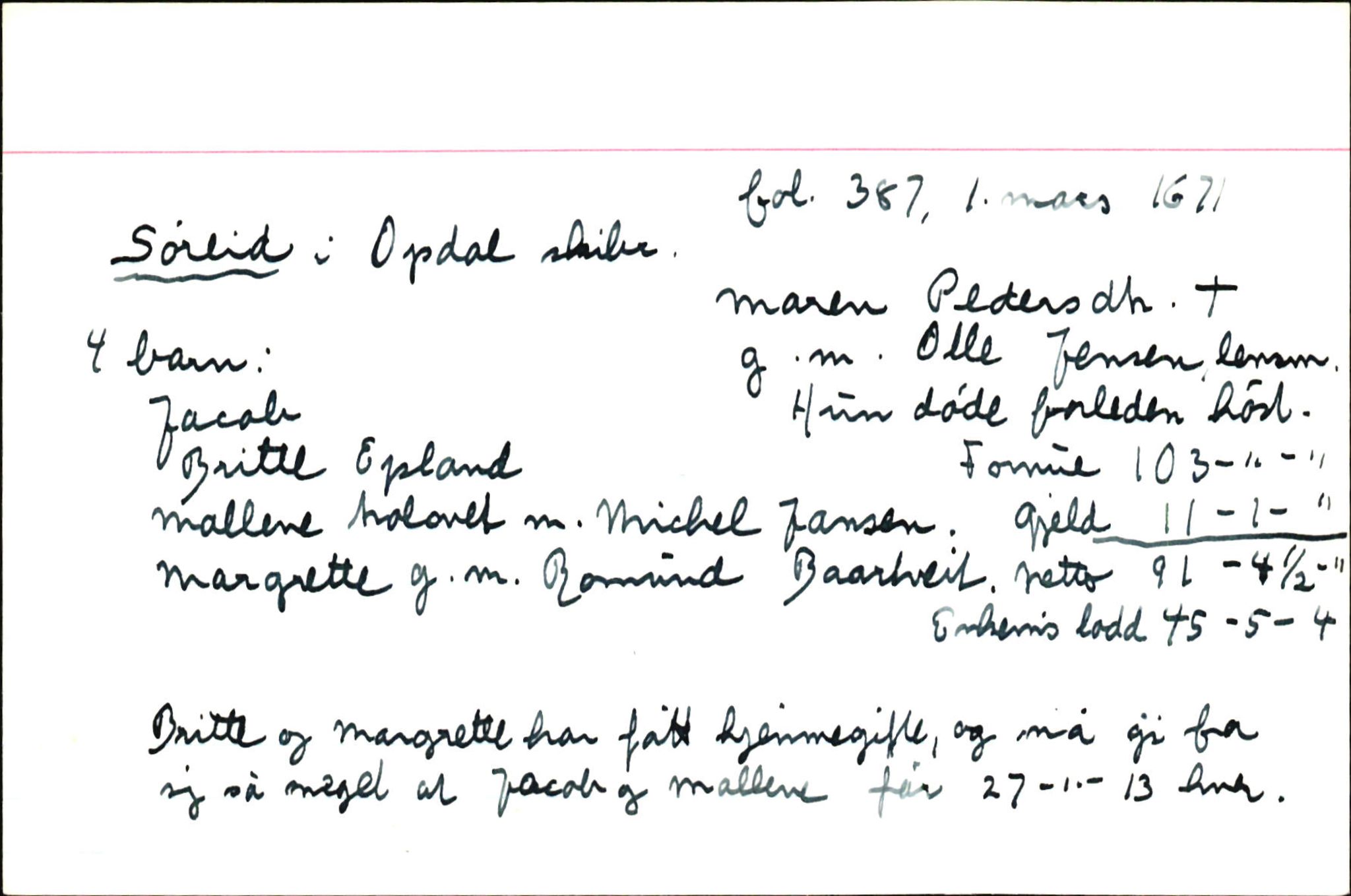 Skiftekort ved Statsarkivet i Bergen, SAB/SKIFTEKORT/004/L0001: Skifteprotokoll nr. 1-2, 1668-1699, p. 156