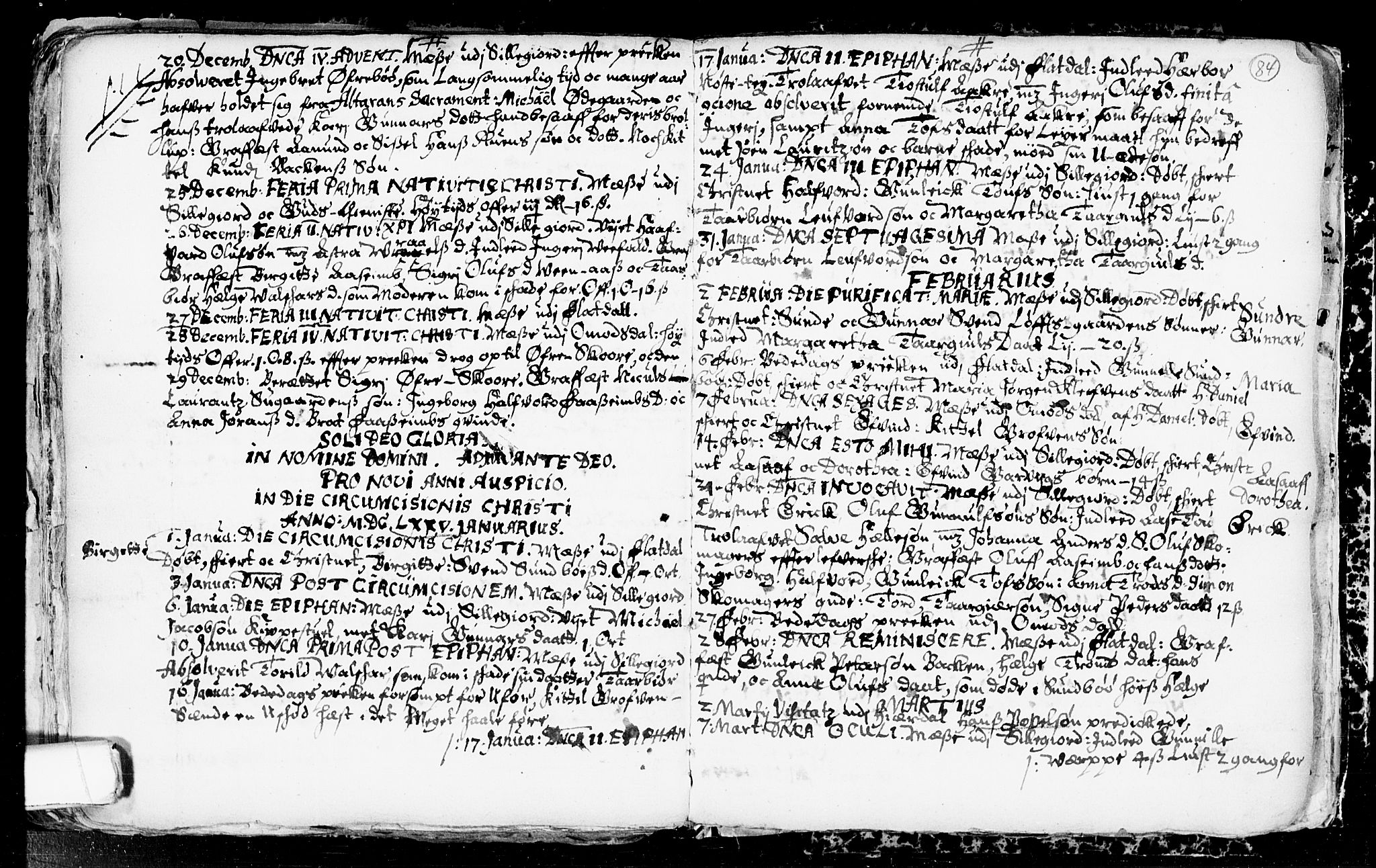 Seljord kirkebøker, SAKO/A-20/F/Fa/L0001: Parish register (official) no. I 1, 1654-1686, p. 84