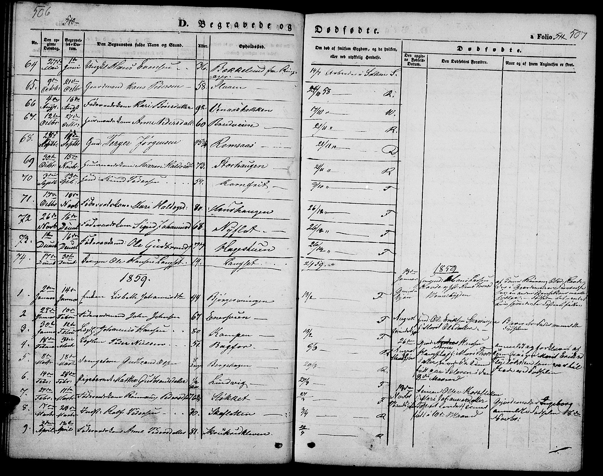 Ringebu prestekontor, AV/SAH-PREST-082/H/Ha/Hab/L0003: Parish register (copy) no. 3, 1854-1866, p. 506-507