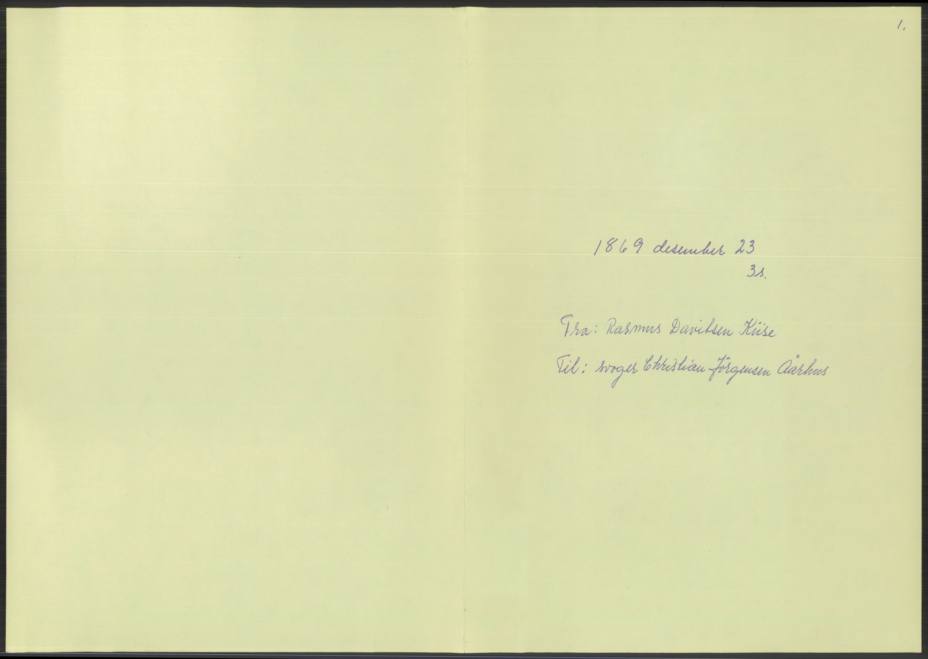 Samlinger til kildeutgivelse, Amerikabrevene, AV/RA-EA-4057/F/L0022: Innlån fra Vestfold. Innlån fra Telemark: Bratås - Duus, 1838-1914, p. 11