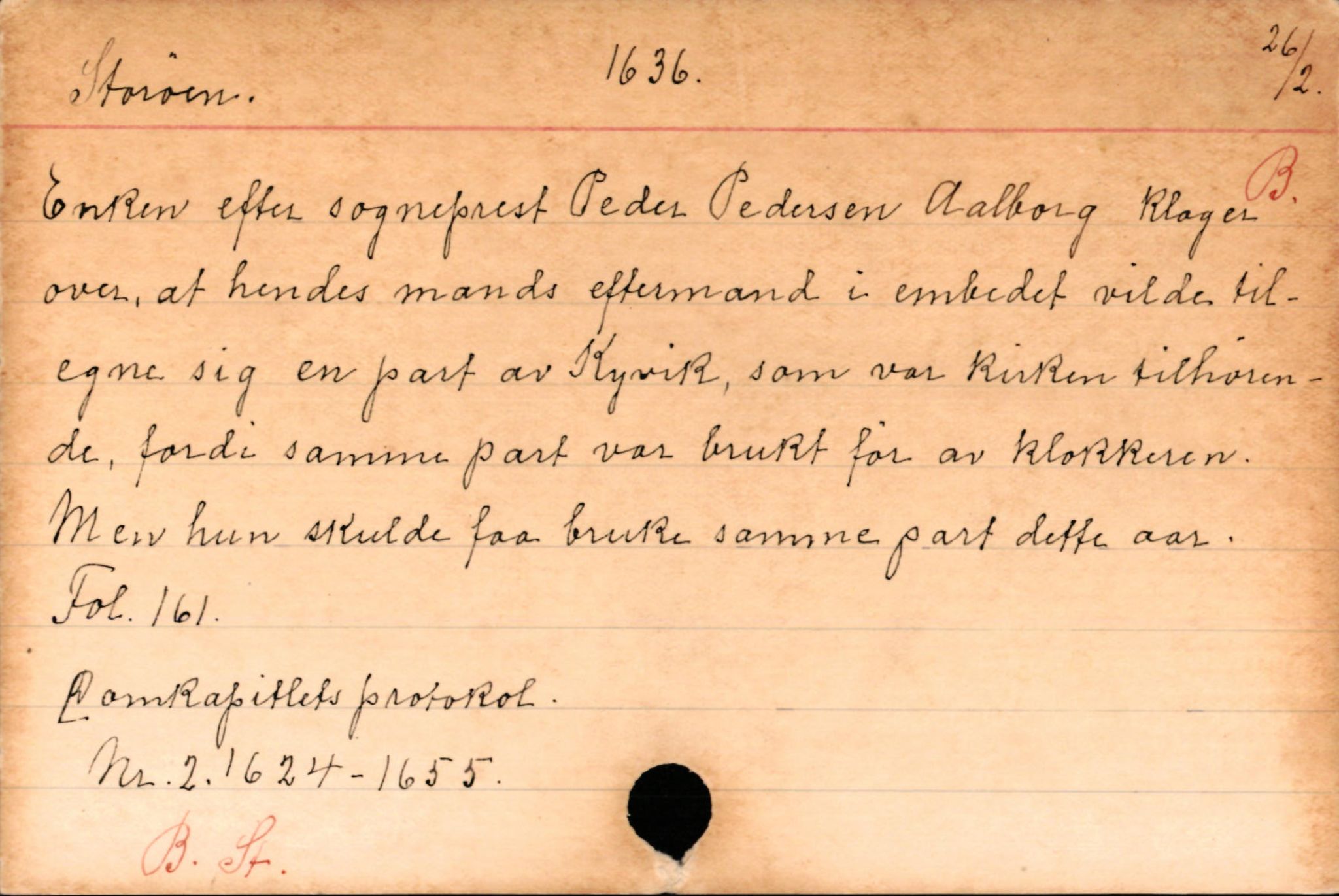 Haugen, Johannes - lærer, AV/SAB-SAB/PA-0036/01/L0001: Om klokkere og lærere, 1521-1904, p. 2124