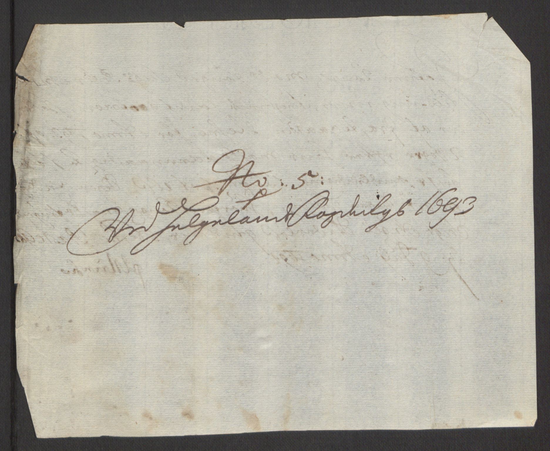 Rentekammeret inntil 1814, Reviderte regnskaper, Fogderegnskap, AV/RA-EA-4092/R65/L4505: Fogderegnskap Helgeland, 1693-1696, p. 142