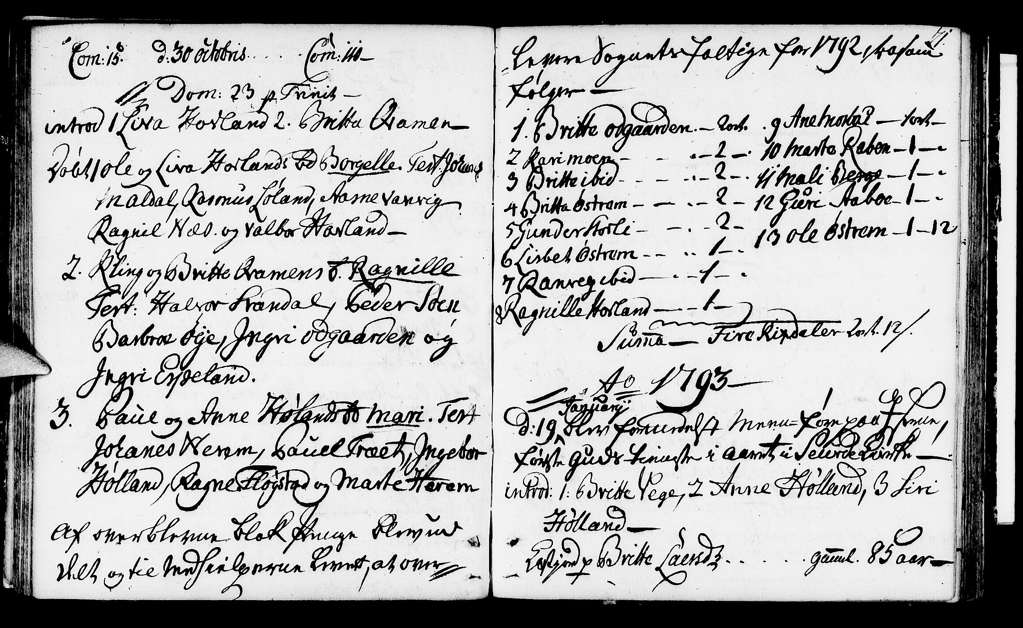 Suldal sokneprestkontor, SAST/A-101845/01/IV/L0002: Parish register (official) no. A 2, 1780-1808, p. 21