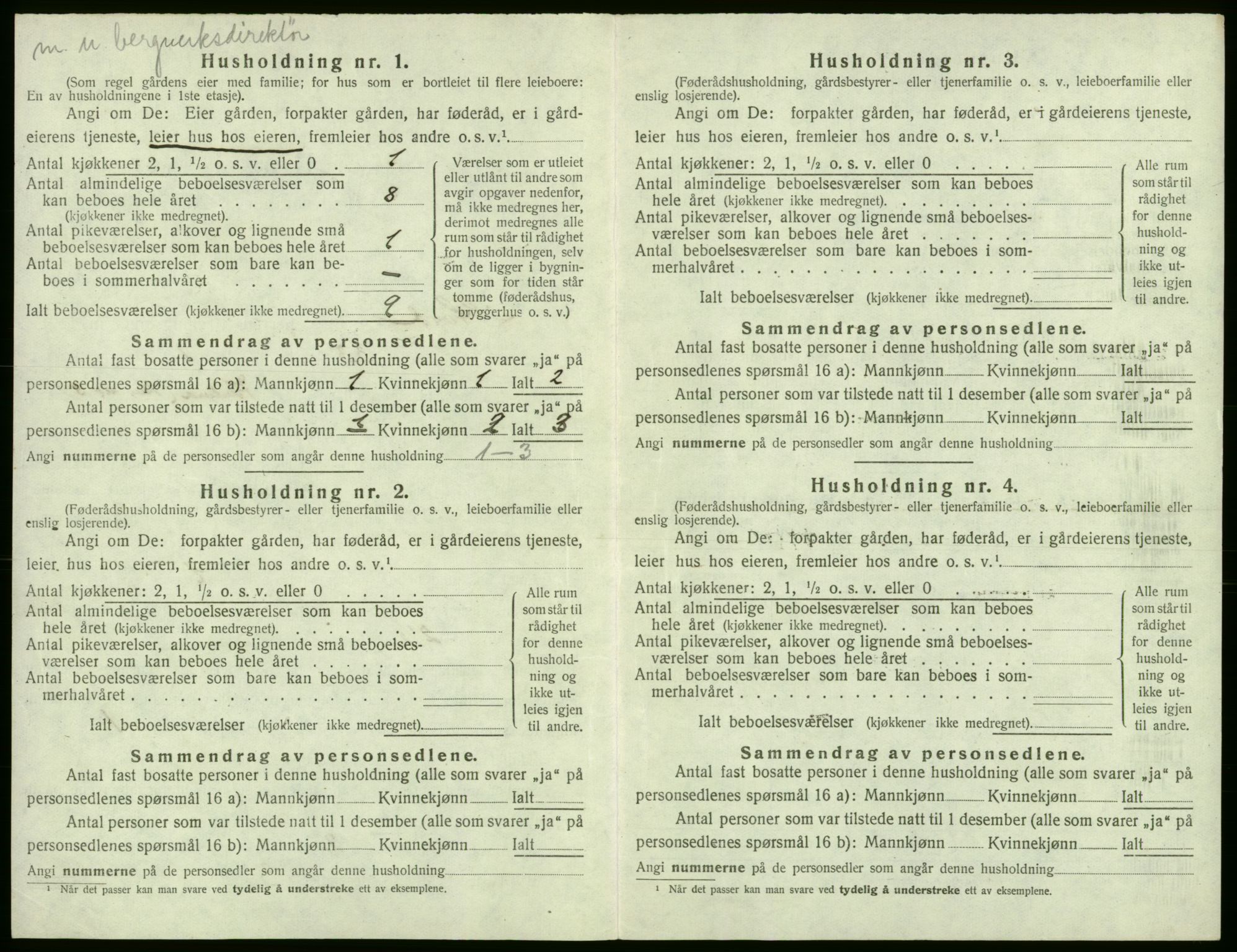 SAB, 1920 census for Stord, 1920, p. 526