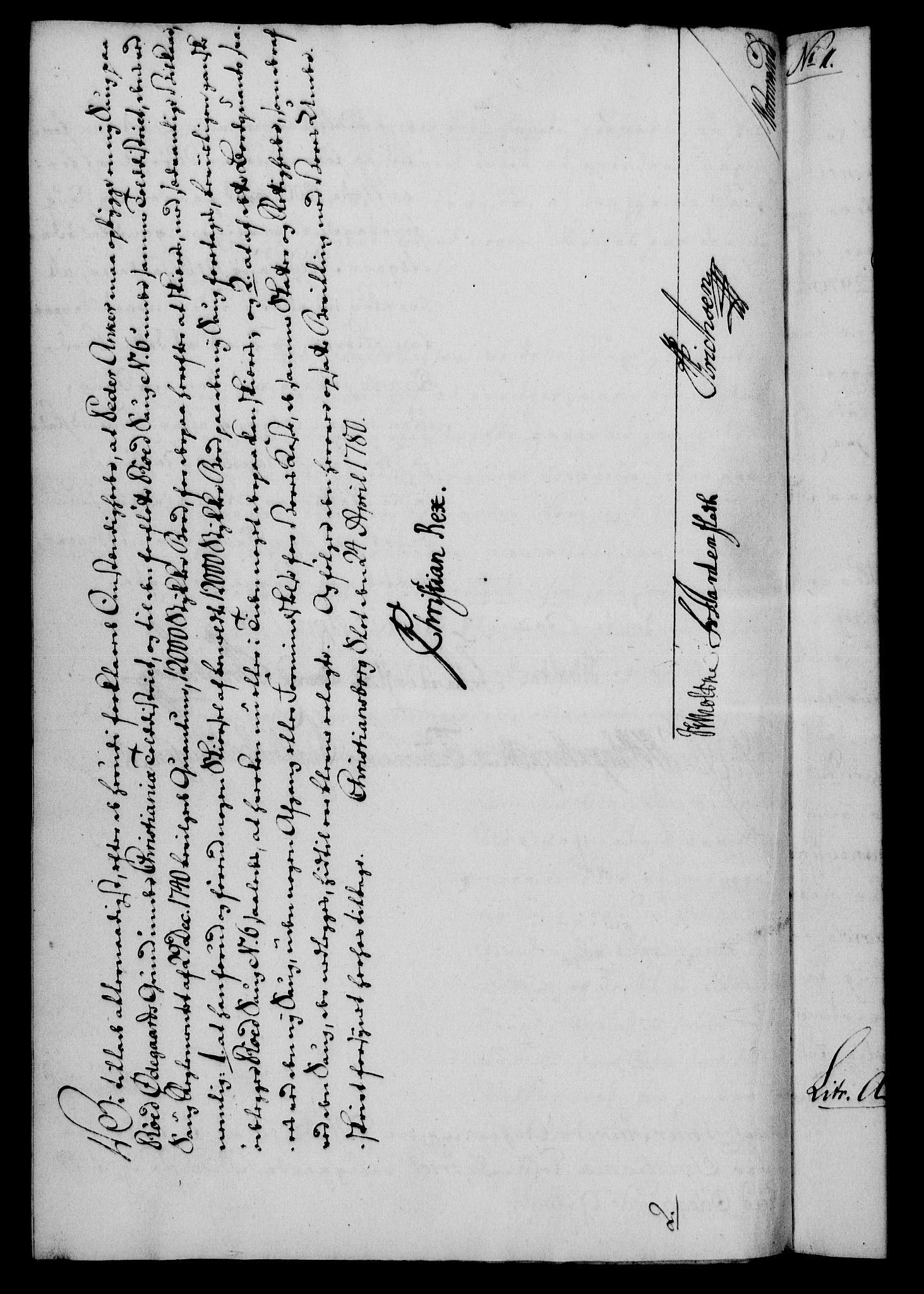 Rentekammeret, Kammerkanselliet, AV/RA-EA-3111/G/Gf/Gfa/L0062: Norsk relasjons- og resolusjonsprotokoll (merket RK 52.62), 1780, p. 180