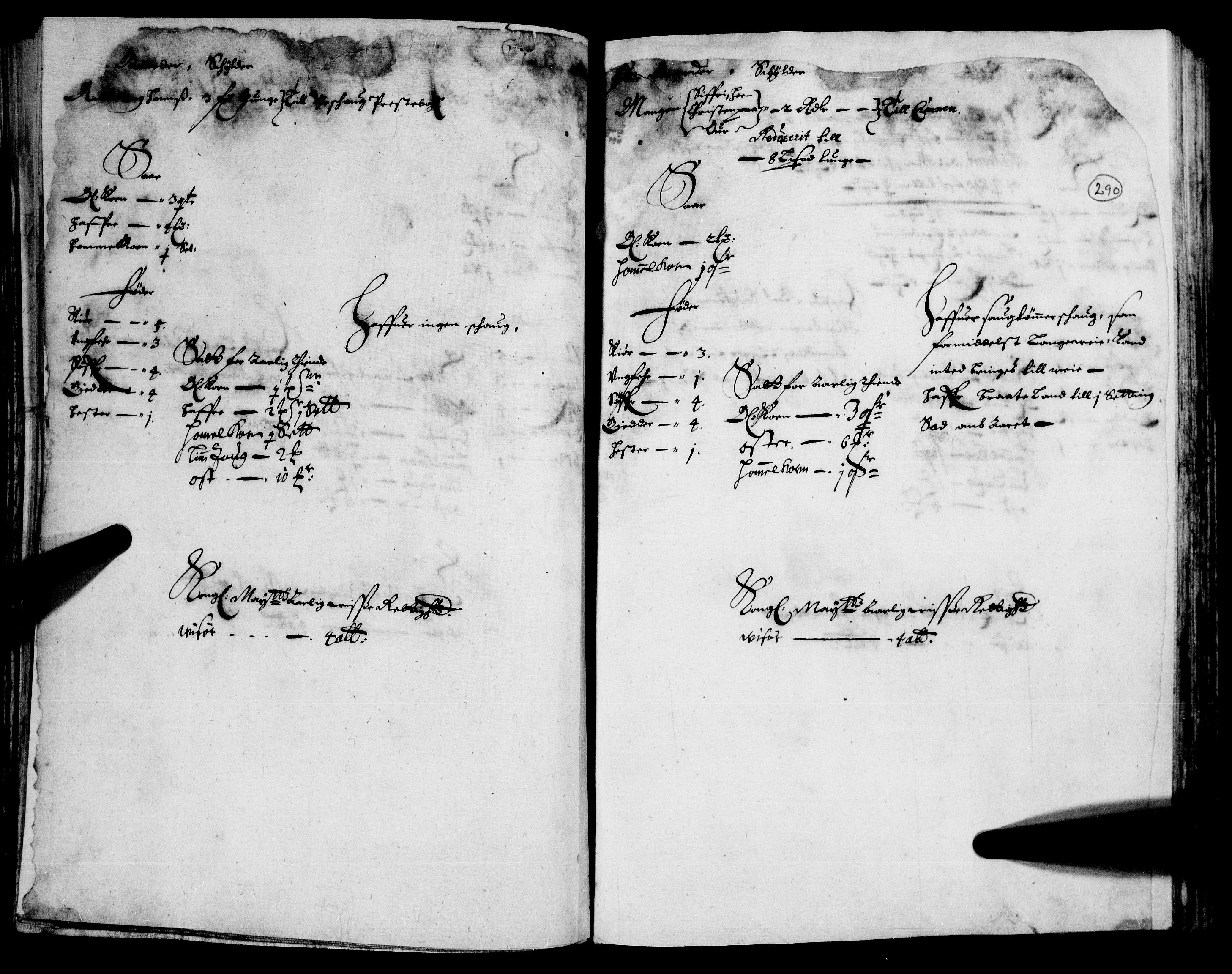 Rentekammeret inntil 1814, Realistisk ordnet avdeling, AV/RA-EA-4070/N/Nb/Nba/L0008: Nedre Romerike fogderi, 2. del, 1666, p. 289b-290a
