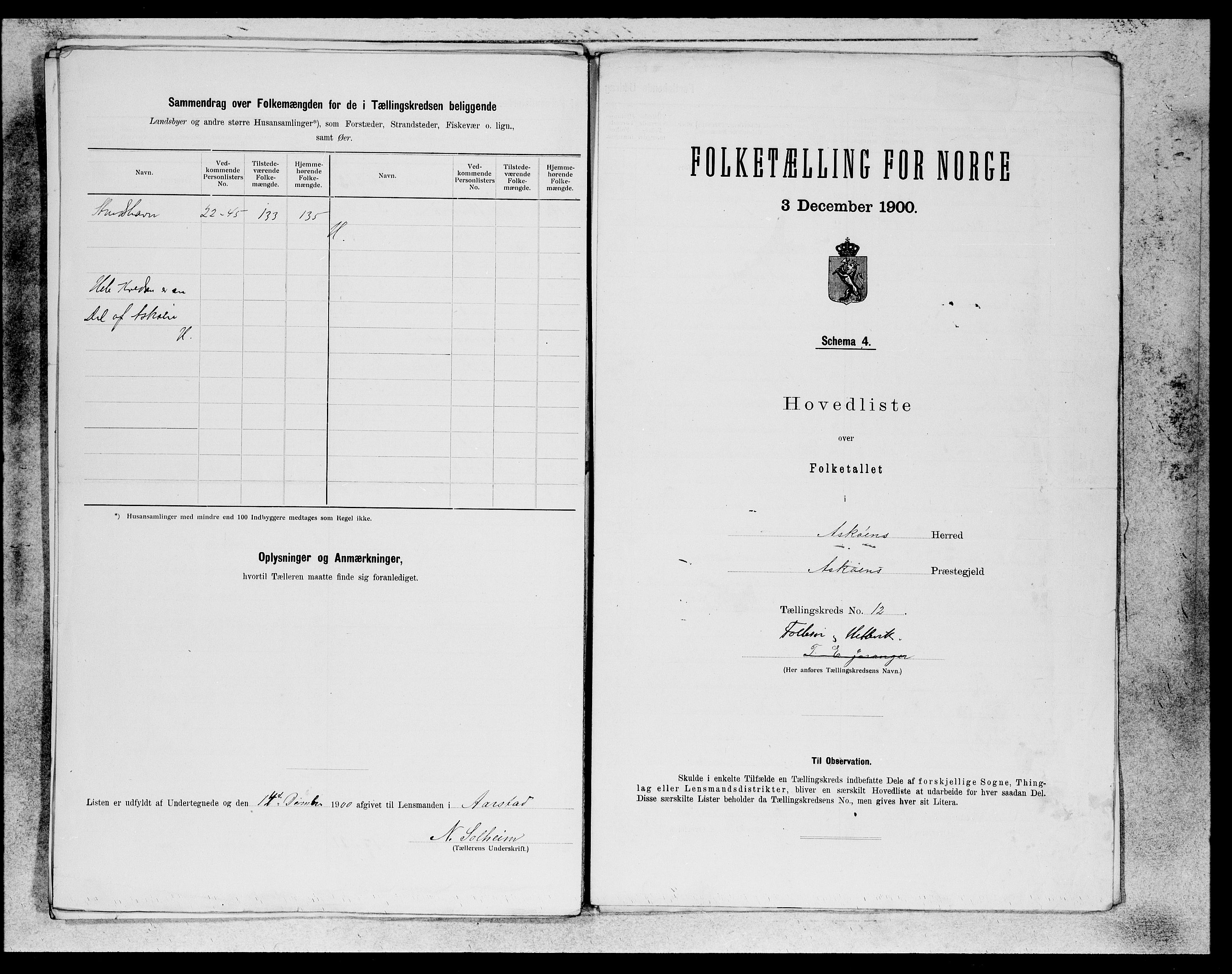 SAB, 1900 census for Askøy, 1900, p. 23