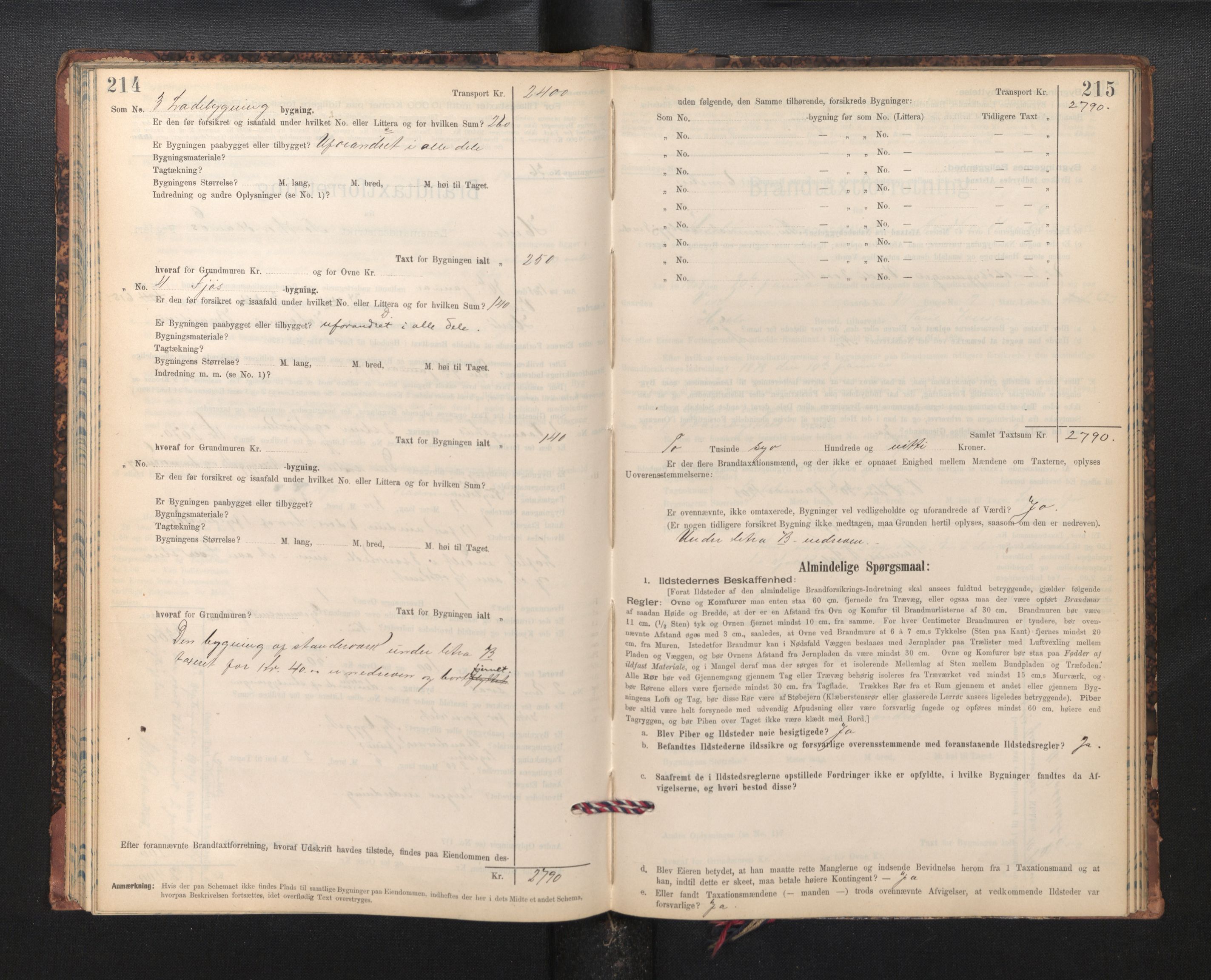 Lensmannen i Herdla, SAB/A-32901/0012/L0003:  Branntakstprotokoll skjematakst, 1897-1916, p. 214-215