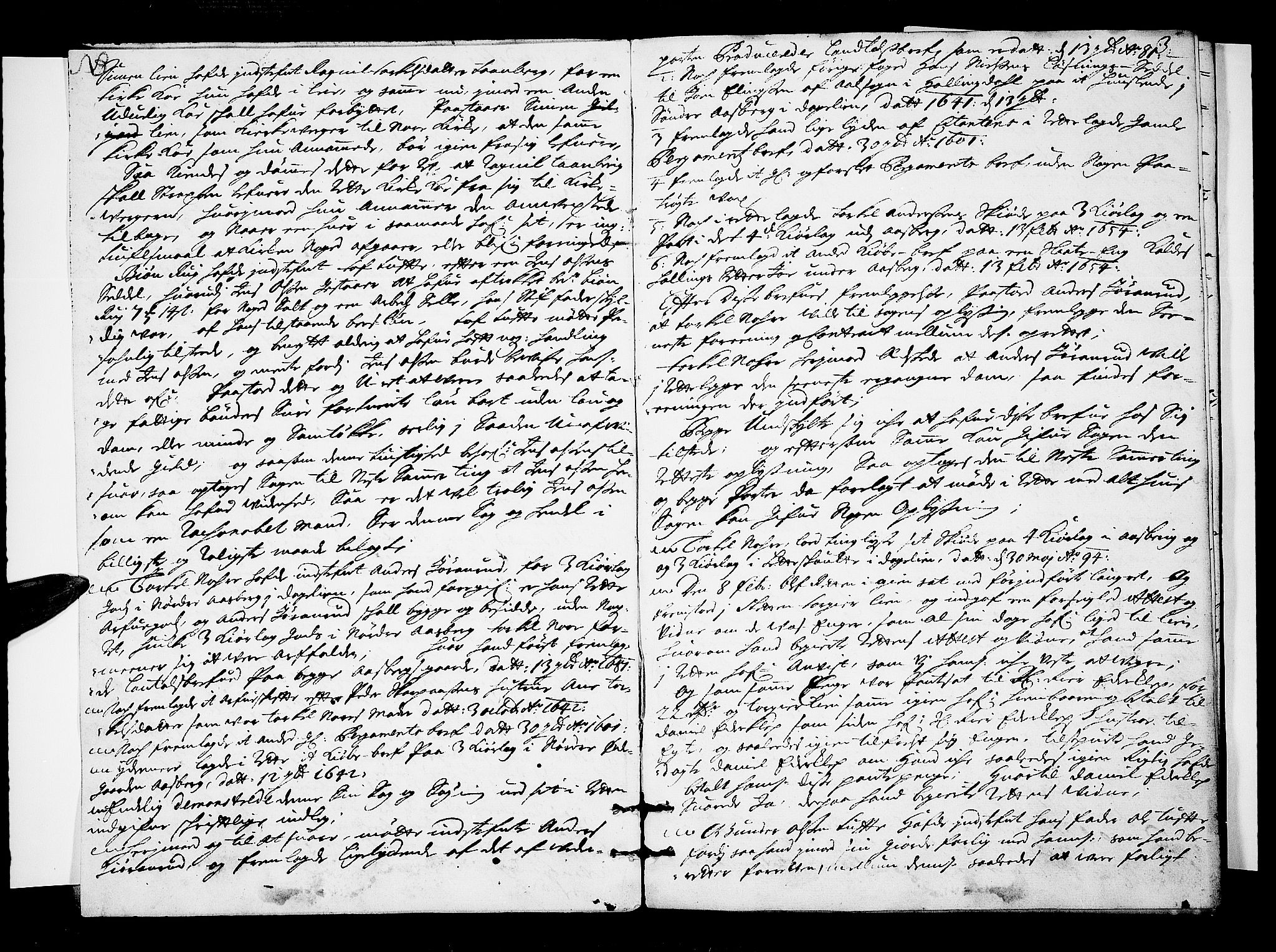 Numedal og Sandsvær sorenskriveri, AV/SAKO-A-128/F/Fa/Faa/L0027: Tingbok, 1696, p. 2b-3a