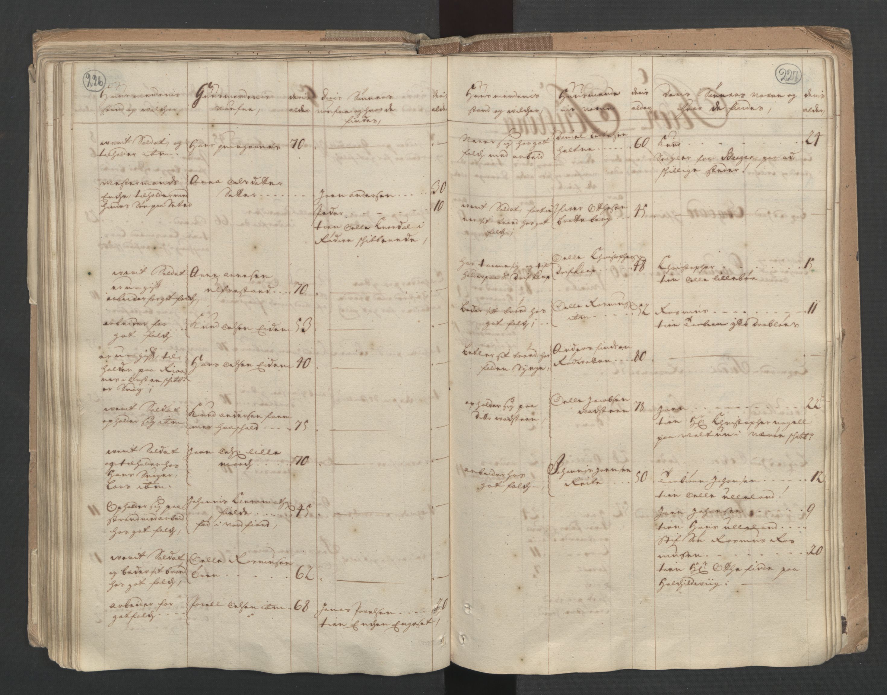 RA, Census (manntall) 1701, no. 10: Sunnmøre fogderi, 1701, p. 226-227