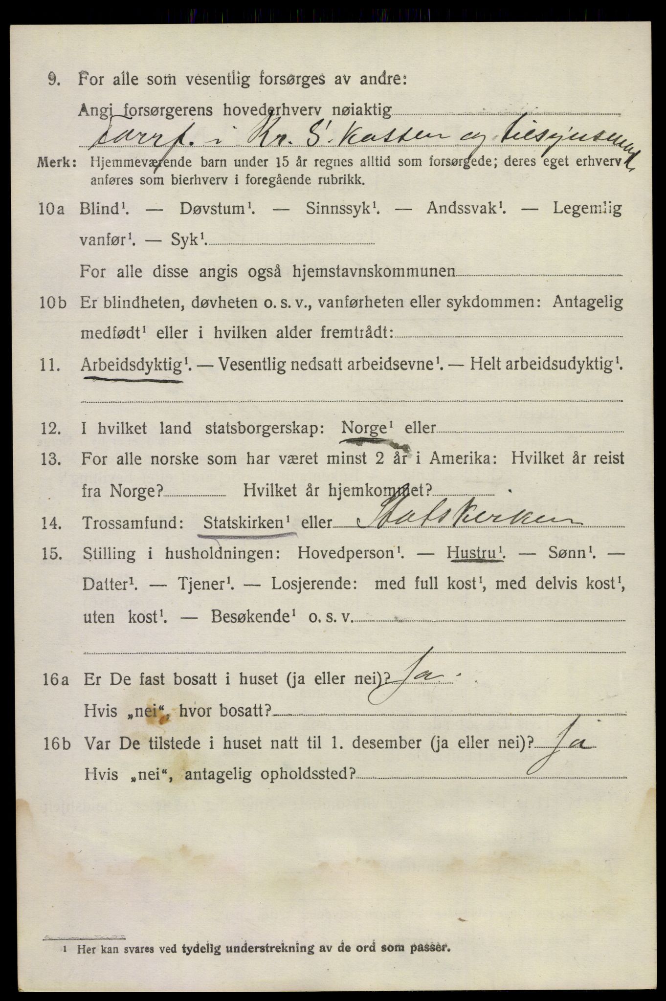 SAKO, 1920 census for Våle, 1920, p. 3145