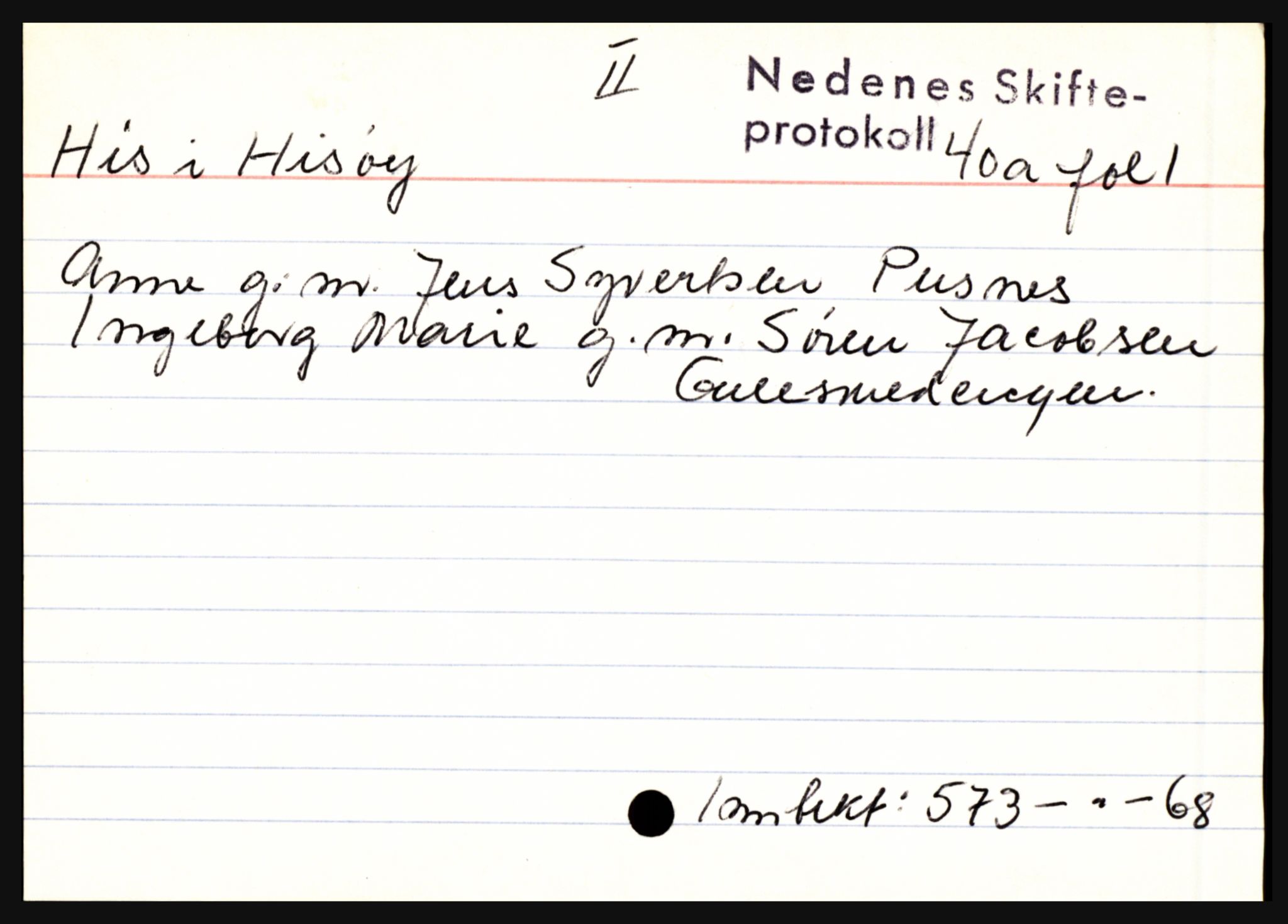 Nedenes sorenskriveri før 1824, AV/SAK-1221-0007/H, p. 12377