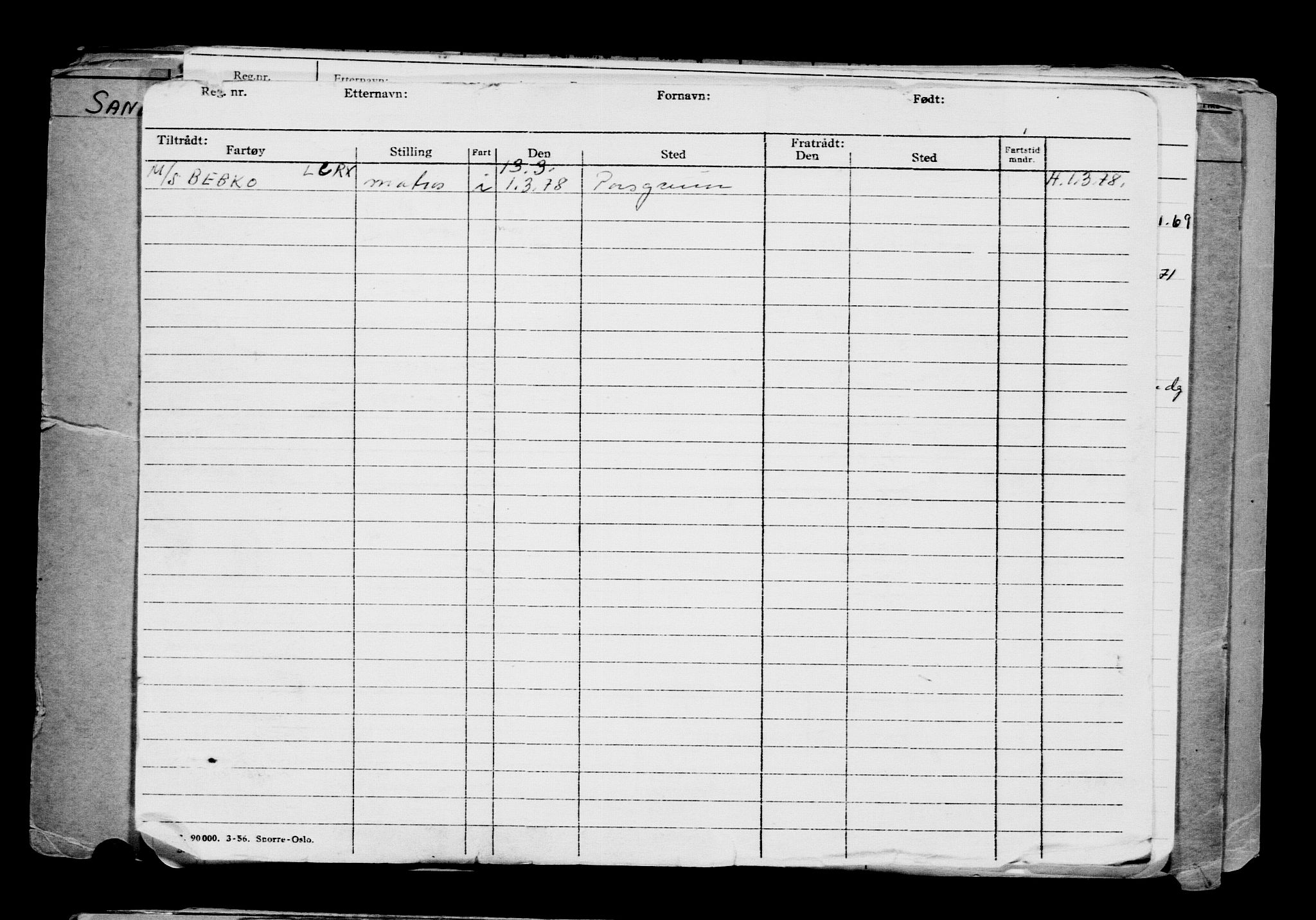 Direktoratet for sjømenn, AV/RA-S-3545/G/Gb/L0202: Hovedkort, 1922, p. 489