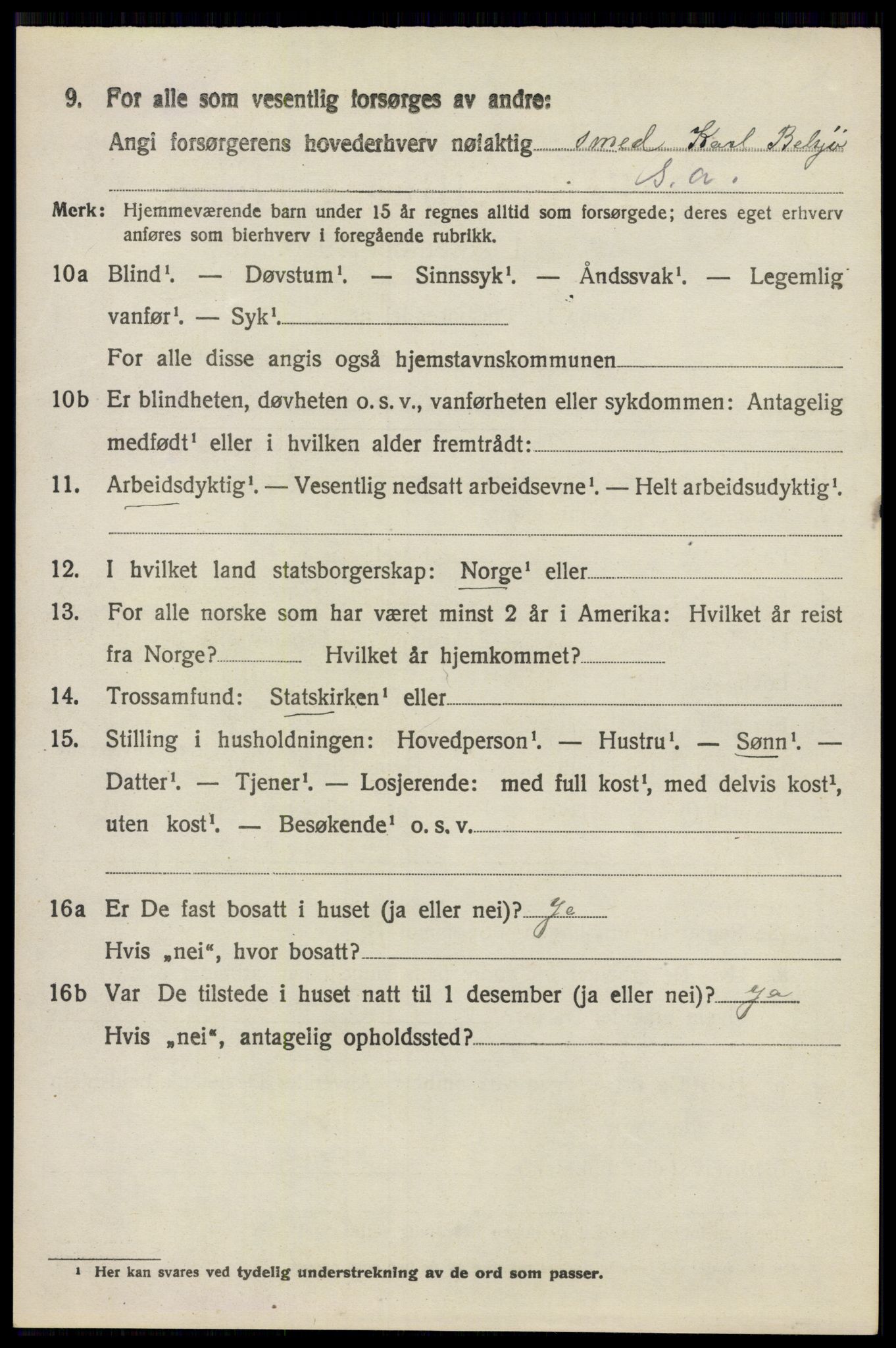 SAO, 1920 census for Frogn, 1920, p. 2794