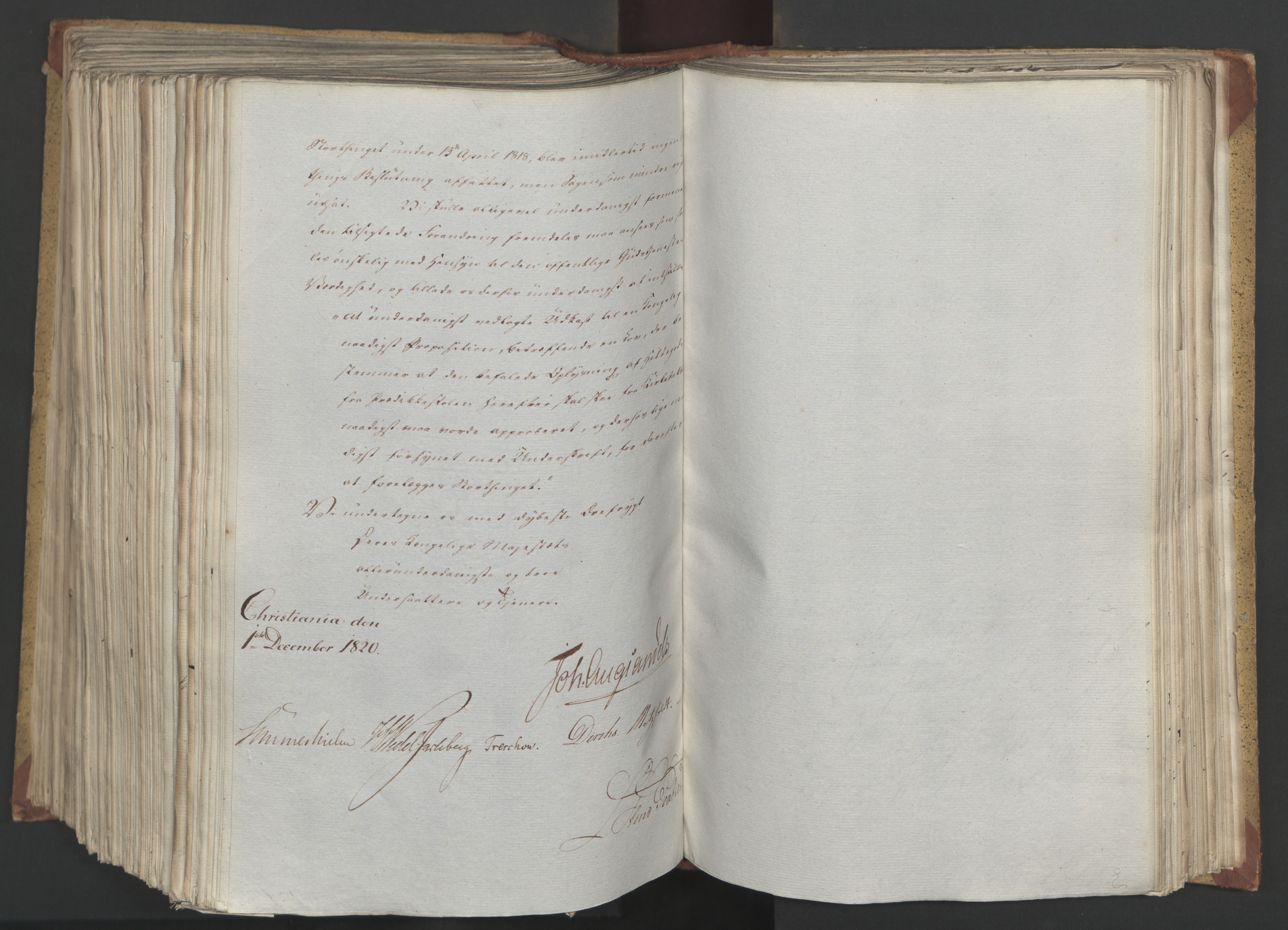 Statsrådsavdelingen i Stockholm, AV/RA-S-1003/D/Da/L0024: Regjeringsinnstillinger nr. 4663-4873, 1820, p. 445