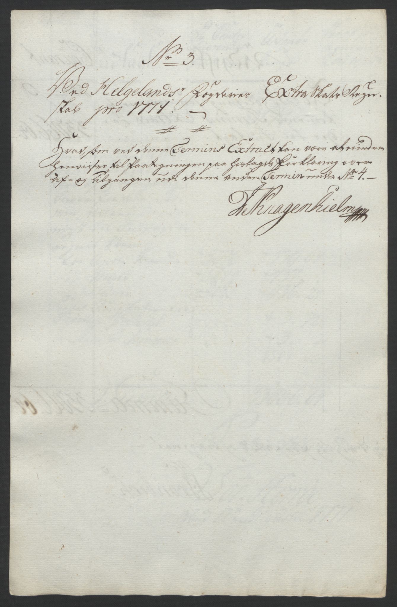 Rentekammeret inntil 1814, Reviderte regnskaper, Fogderegnskap, AV/RA-EA-4092/R65/L4573: Ekstraskatten Helgeland, 1762-1772, p. 331