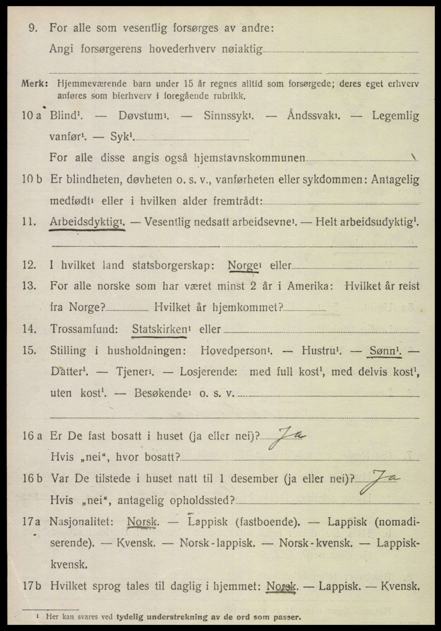 SAT, 1920 census for Skatval, 1920, p. 1034