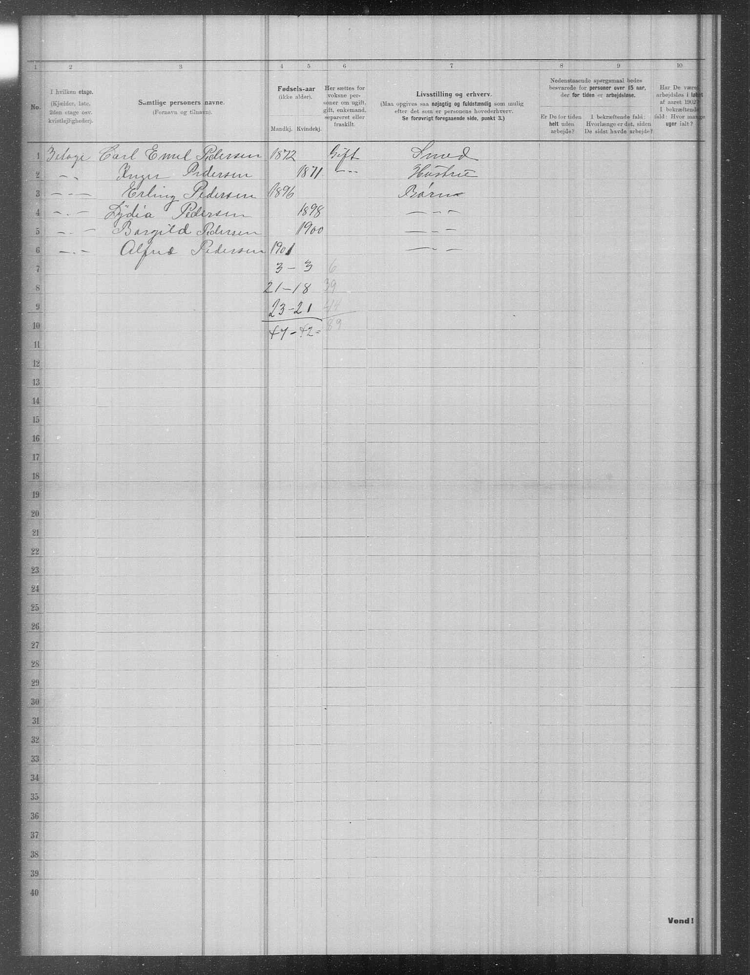 OBA, Municipal Census 1902 for Kristiania, 1902, p. 11503