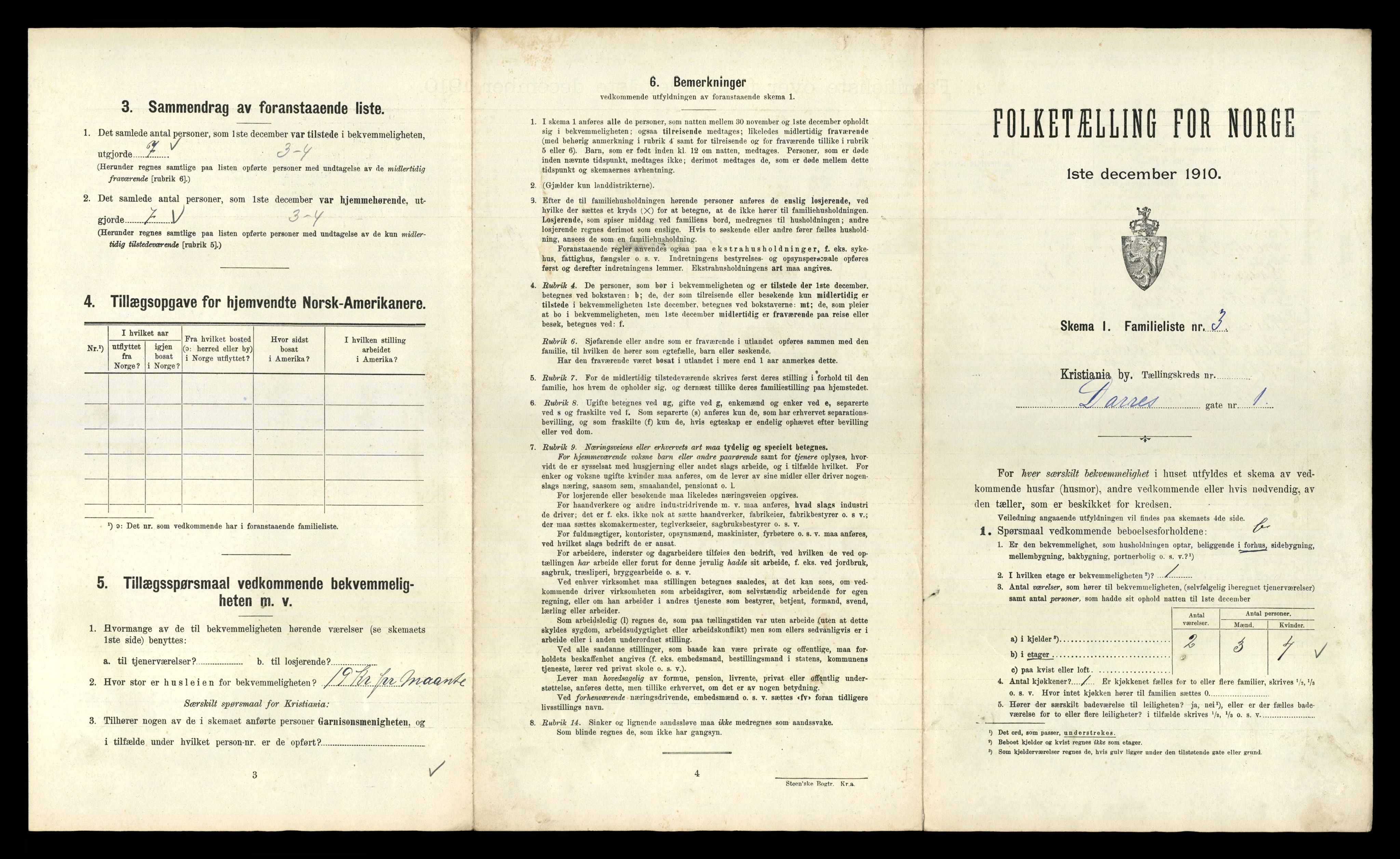 RA, 1910 census for Kristiania, 1910, p. 16005