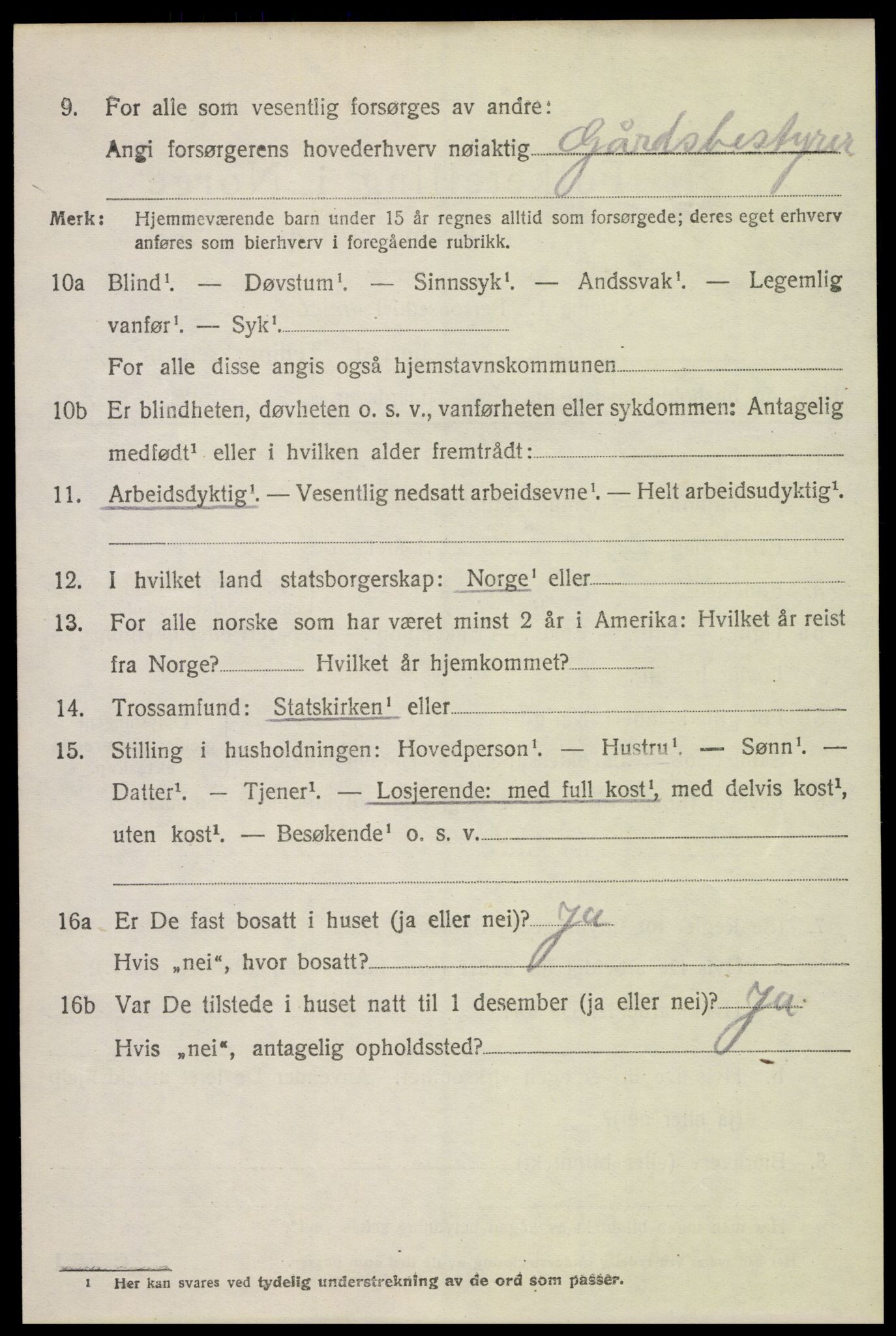 SAH, 1920 census for Furnes, 1920, p. 1808
