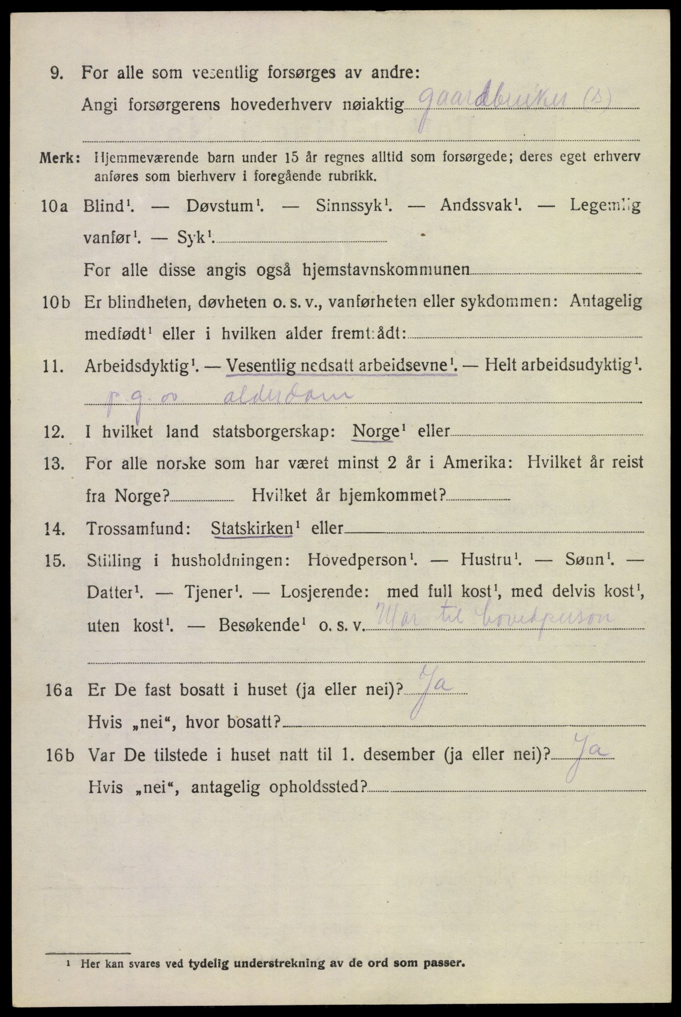 SAKO, 1920 census for Tinn, 1920, p. 8151