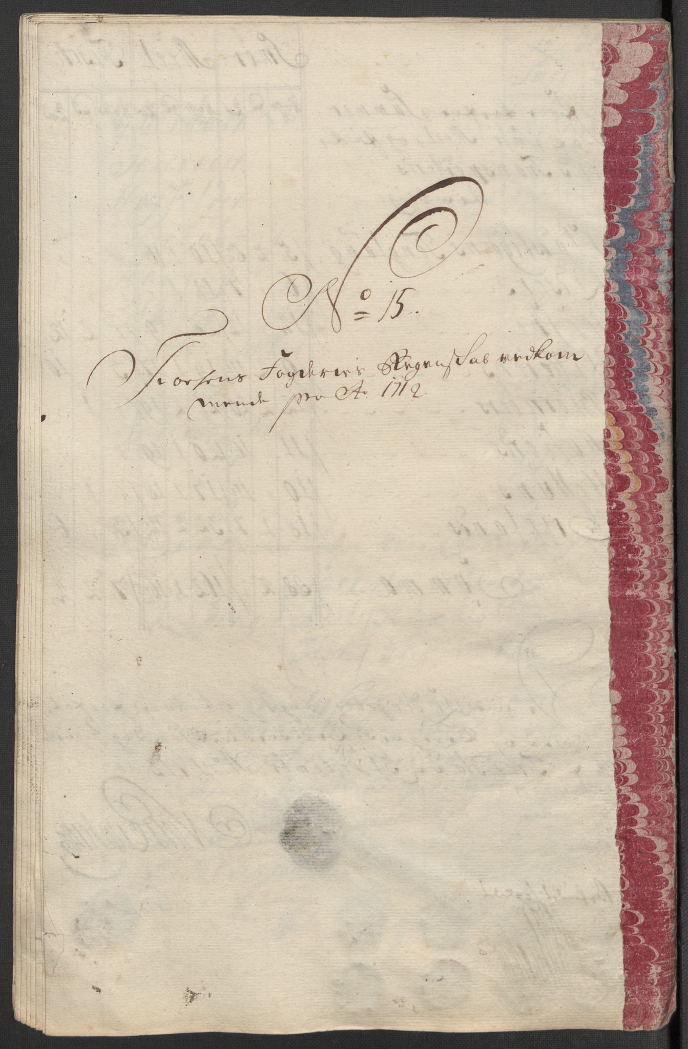 Rentekammeret inntil 1814, Reviderte regnskaper, Fogderegnskap, AV/RA-EA-4092/R57/L3861: Fogderegnskap Fosen, 1712-1713, p. 161