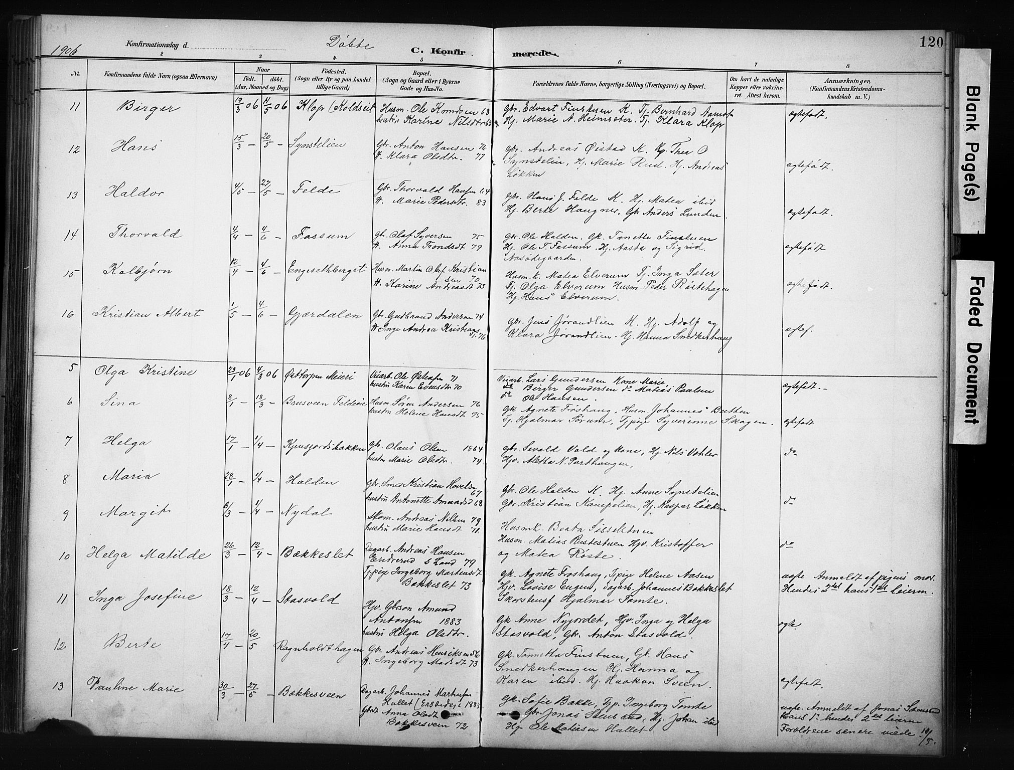 Nordre Land prestekontor, AV/SAH-PREST-124/H/Ha/Hab/L0012: Parish register (copy) no. 12, 1891-1909, p. 120