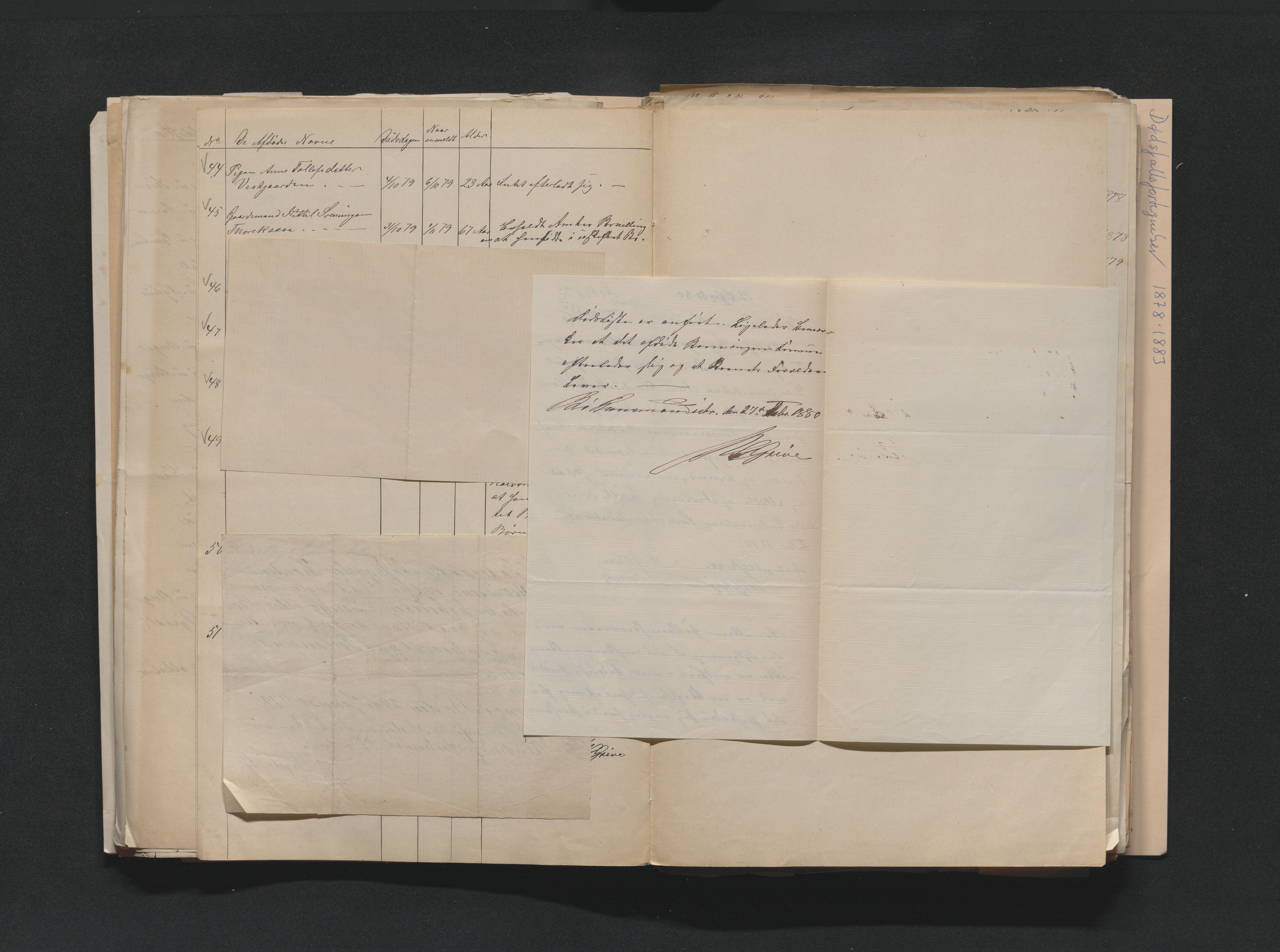 Nedre Telemark sorenskriveri, AV/SAKO-A-135/H/Ha/Hab/L0001: Dødsfallsfortegnelser
, 1867-1886, p. 387