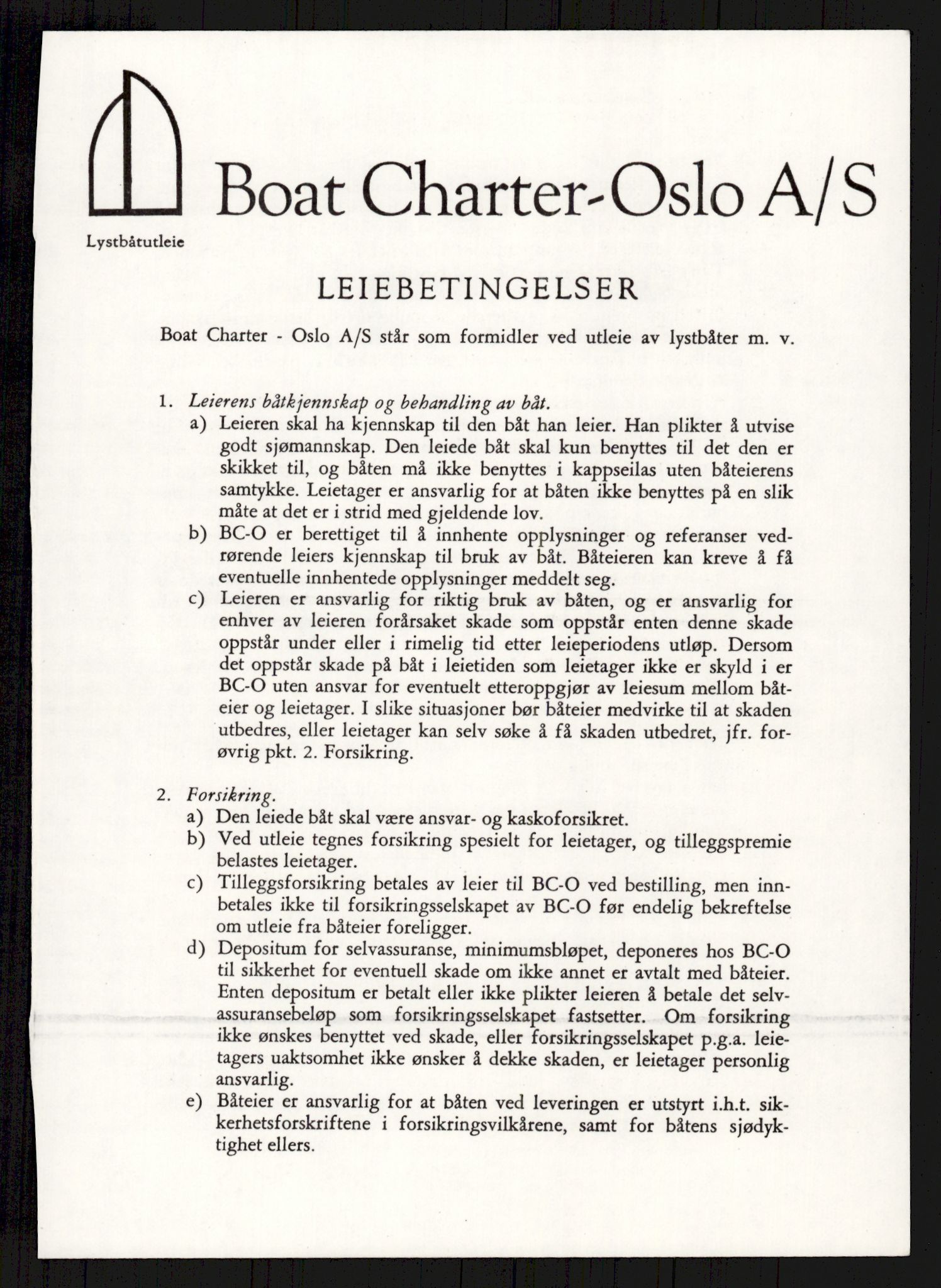 Sjøfartsdirektoratet med forløpere, generelt arkiv, AV/RA-S-1407/D/Du/Duc/L0641/0004: Skipskontrollen - Forskrifter    / Utleiebåter (2 mapper), 1977-1989, p. 377