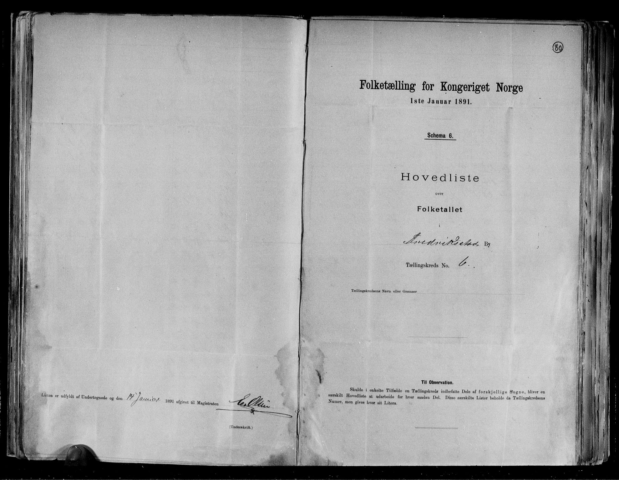RA, 1891 census for 0103 Fredrikstad, 1891, p. 19