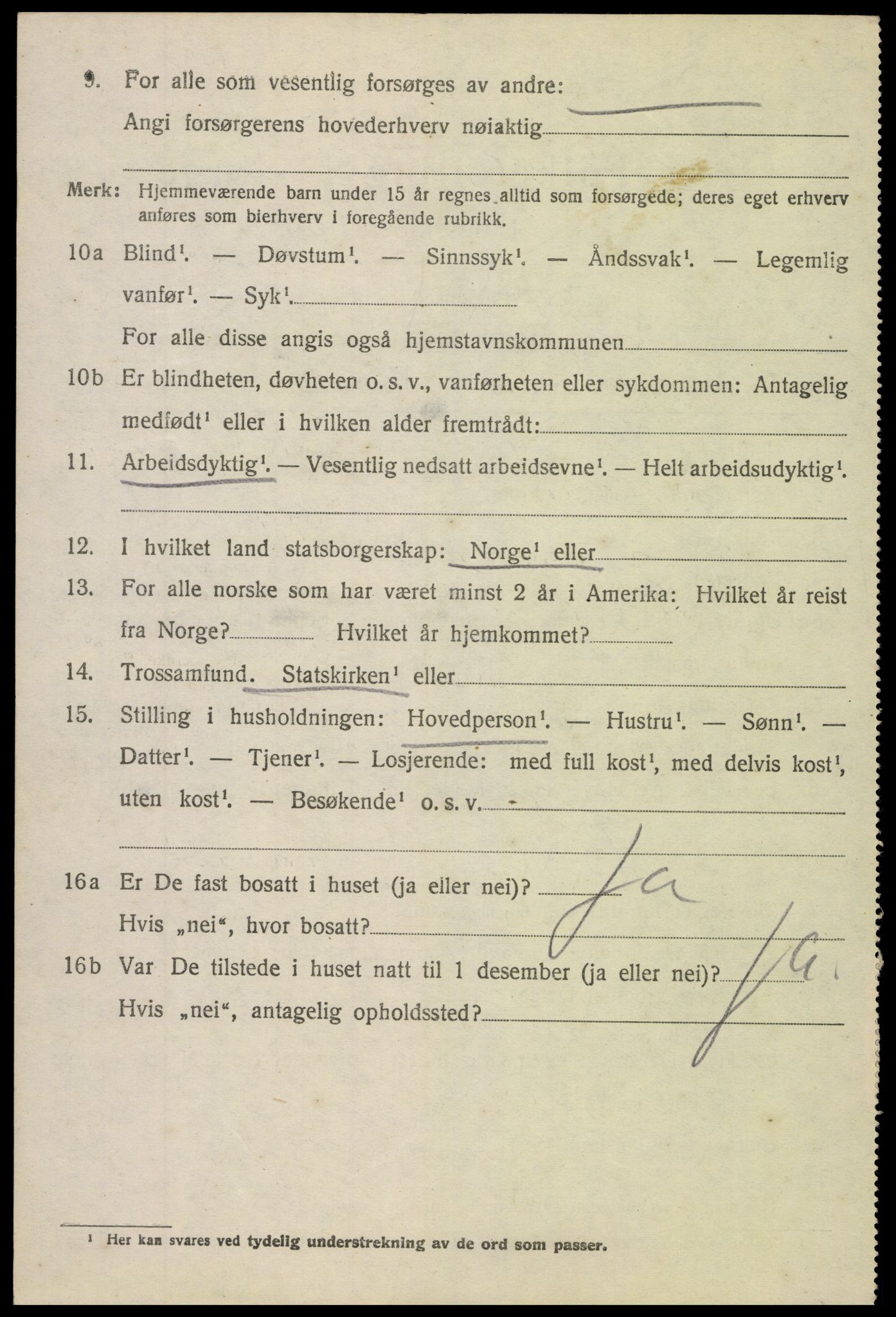 SAH, 1920 census for Nord-Aurdal, 1920, p. 2021