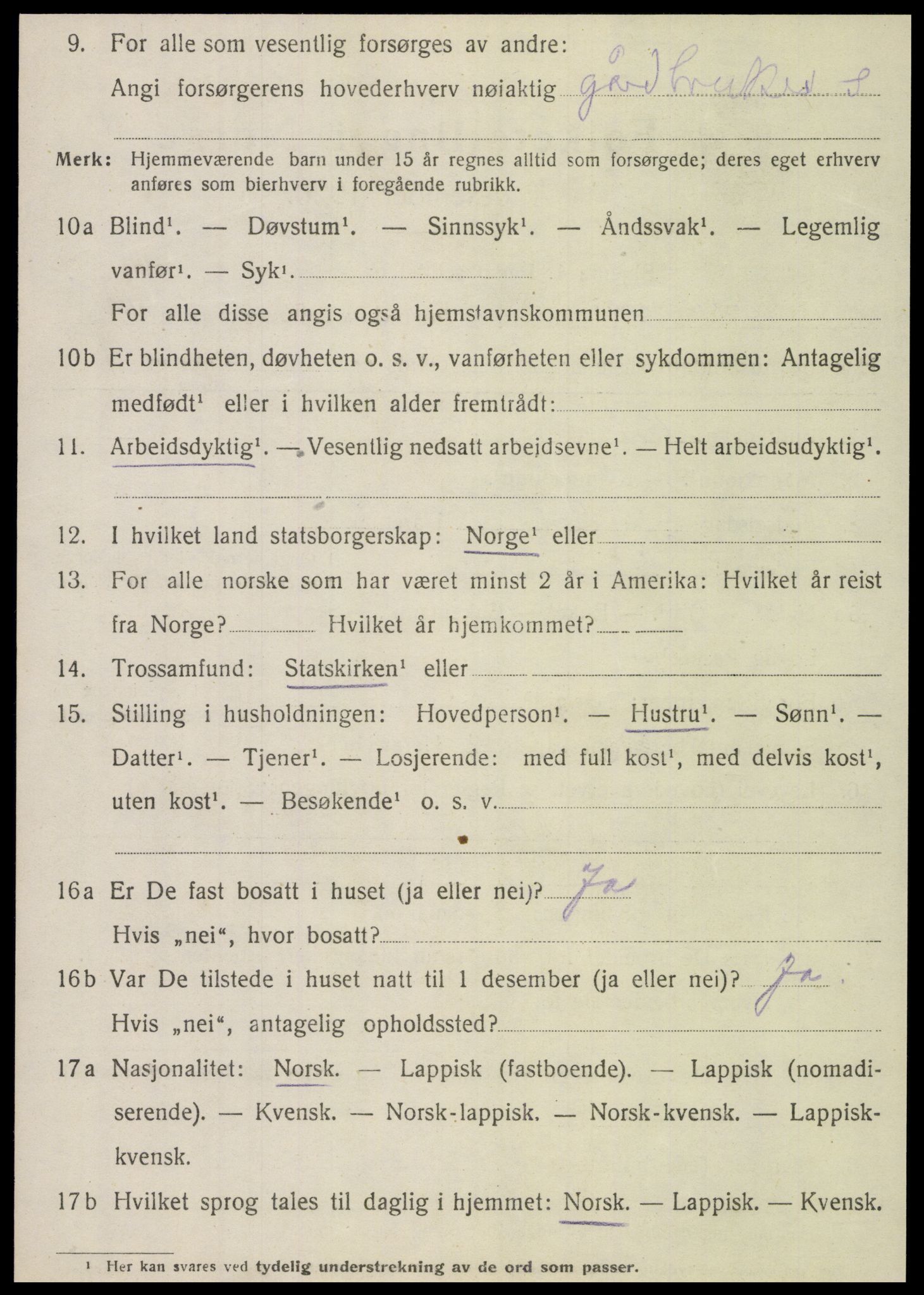 SAT, 1920 census for Hemnes, 1920, p. 8339