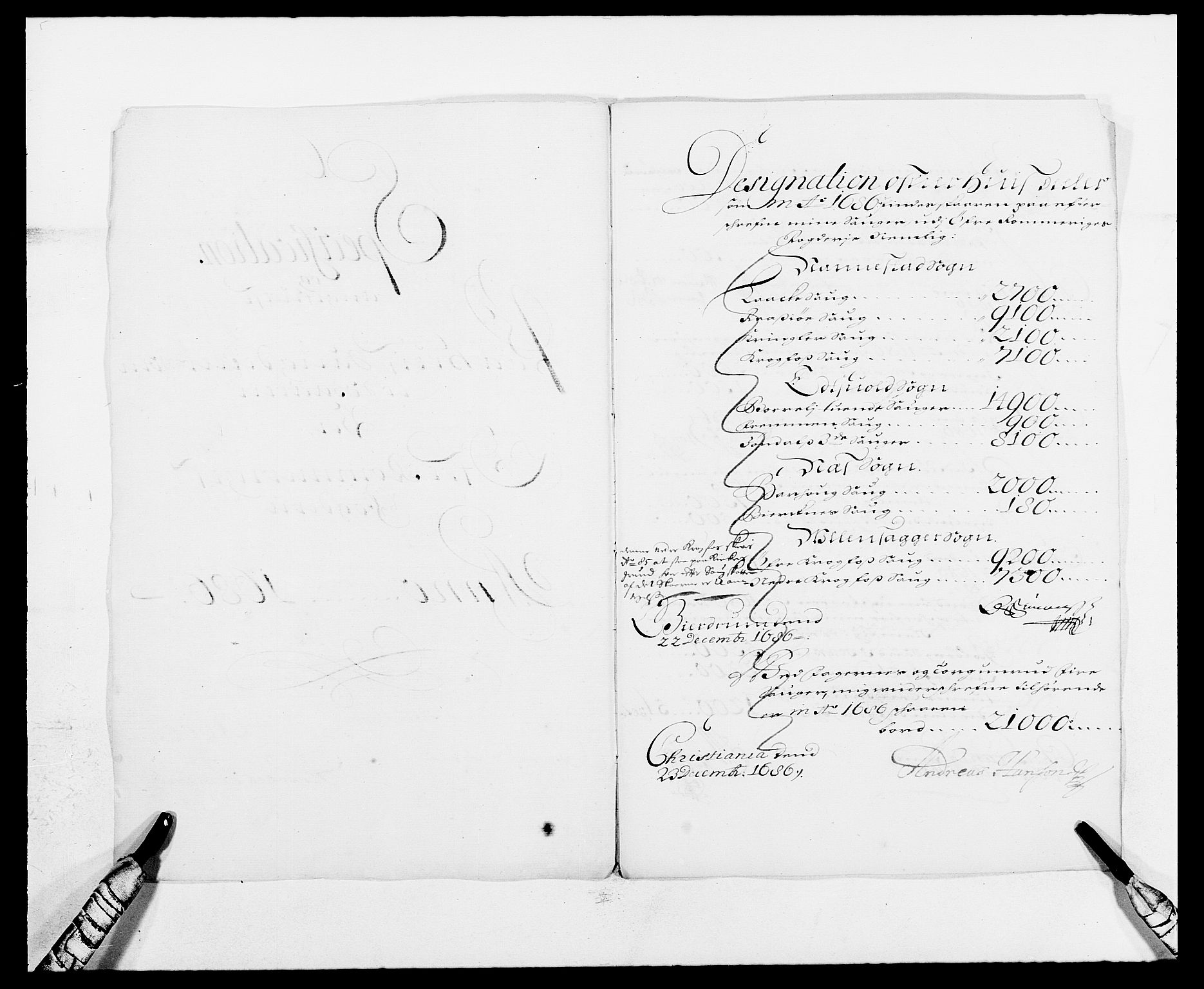 Rentekammeret inntil 1814, Reviderte regnskaper, Fogderegnskap, RA/EA-4092/R12/L0699: Fogderegnskap Øvre Romerike, 1685-1686, p. 293