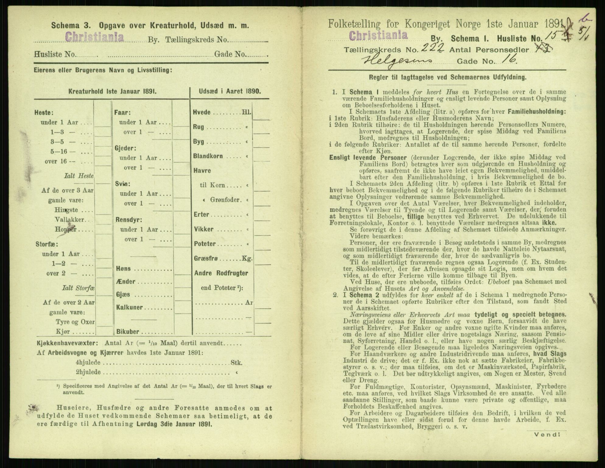RA, 1891 census for 0301 Kristiania, 1891, p. 133049