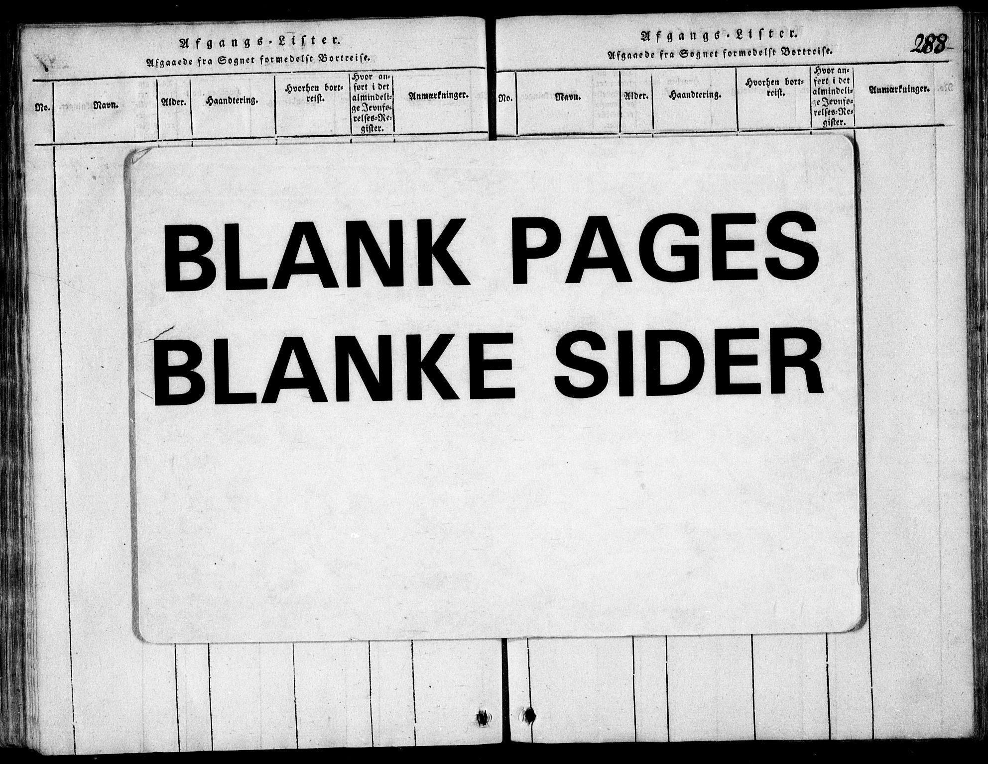 Skedsmo prestekontor Kirkebøker, AV/SAO-A-10033a/F/Fa/L0008: Parish register (official) no. I 8, 1815-1829, p. 288