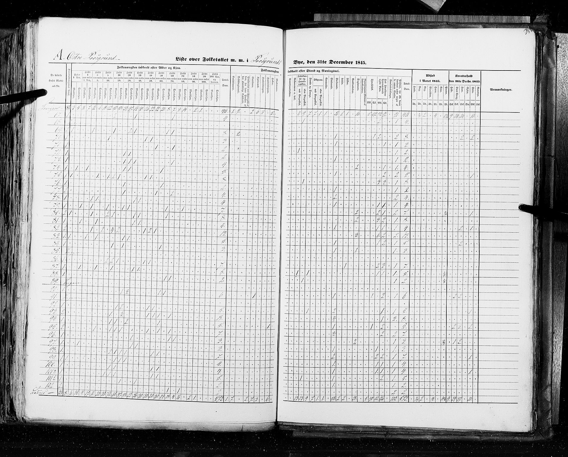 RA, Census 1845, vol. 10: Cities, 1845, p. 355