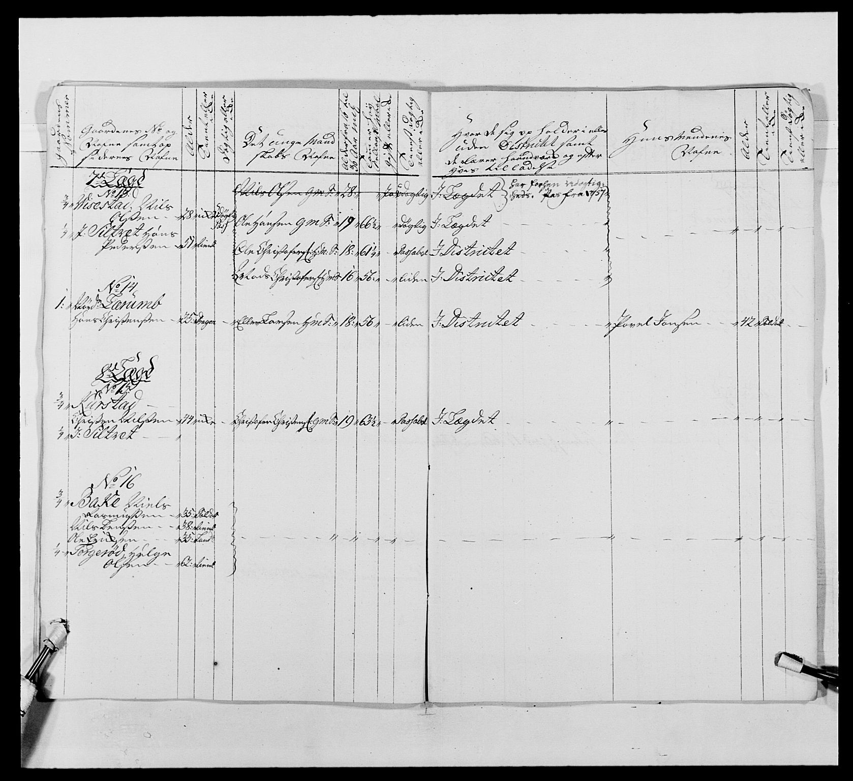 Kommanderende general (KG I) med Det norske krigsdirektorium, AV/RA-EA-5419/E/Ea/L0488: 1. Akershusiske regiment, 1765, p. 204