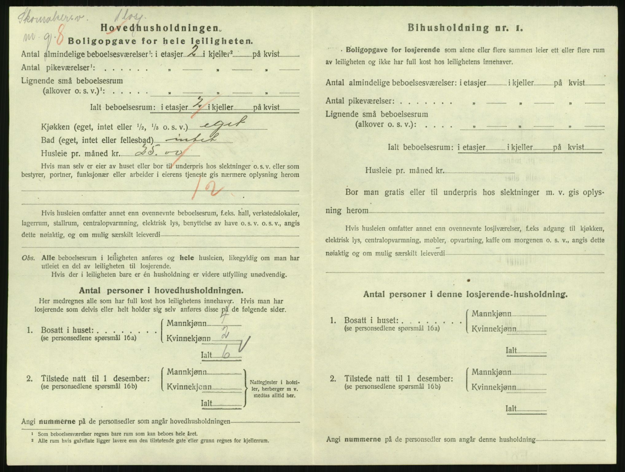 SAH, 1920 census for Gjøvik, 1920, p. 1987