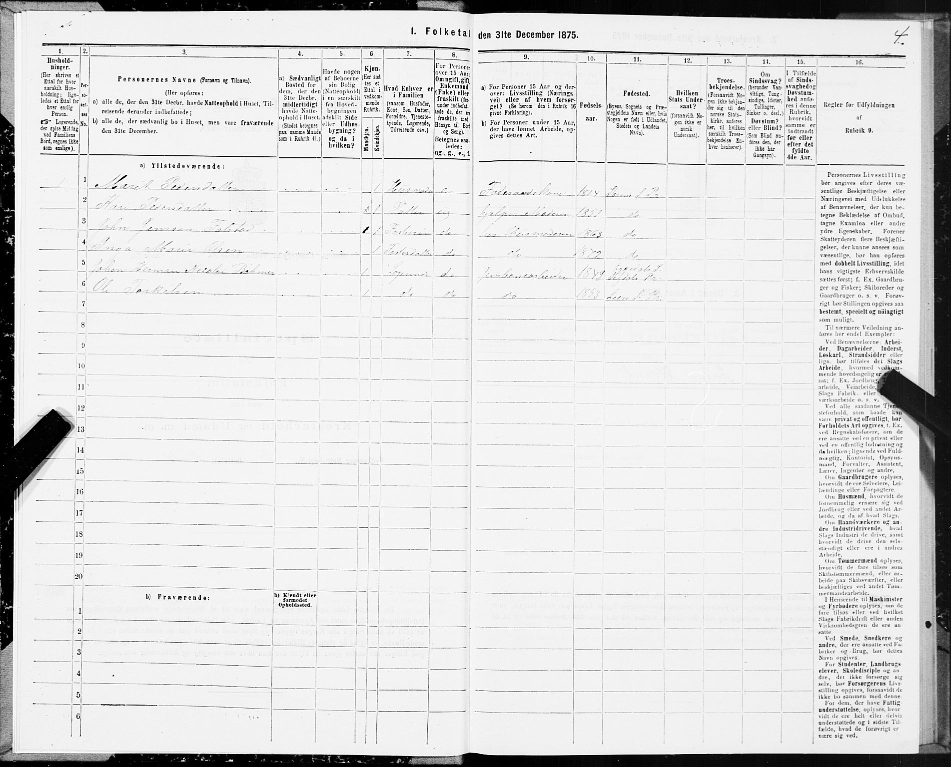 SAT, 1875 census for 1648P Støren, 1875, p. 1004