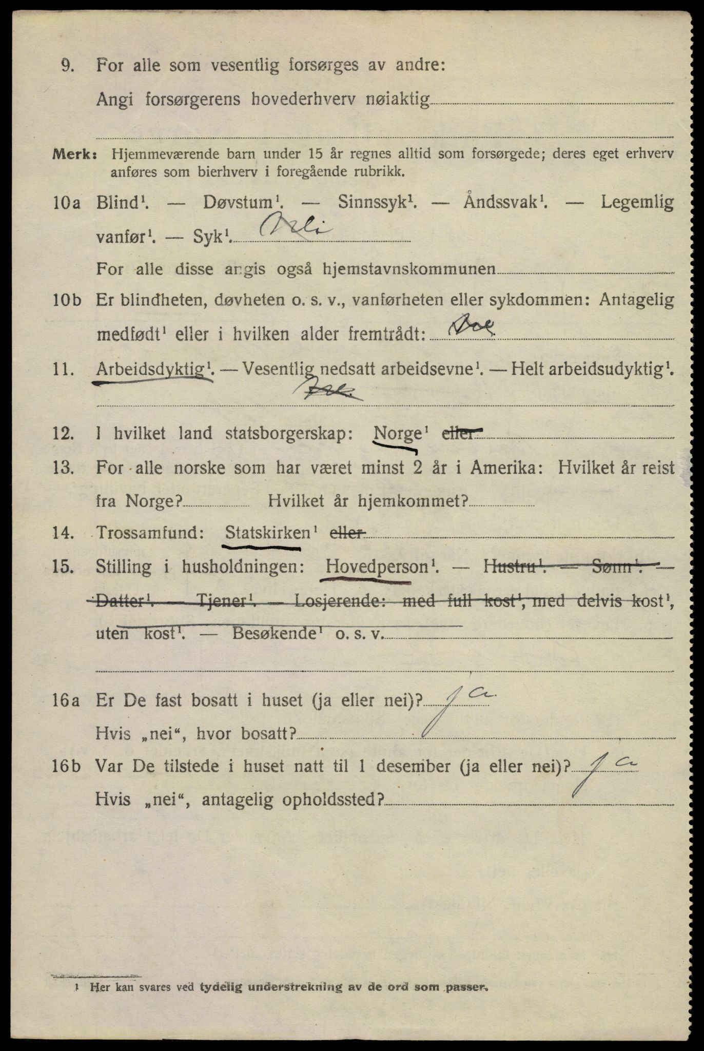 SAKO, 1920 census for Hønefoss, 1920, p. 6975