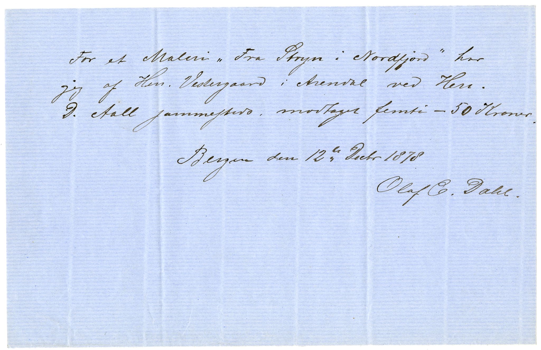 Diderik Maria Aalls brevsamling, NF/Ark-1023/F/L0002: D.M. Aalls brevsamling. B - C, 1799-1889, p. 455